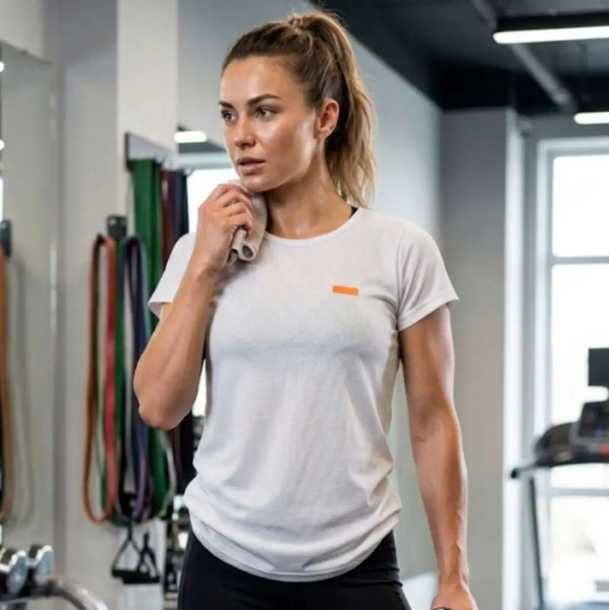 Blusa M Dryfit cor BRANCA