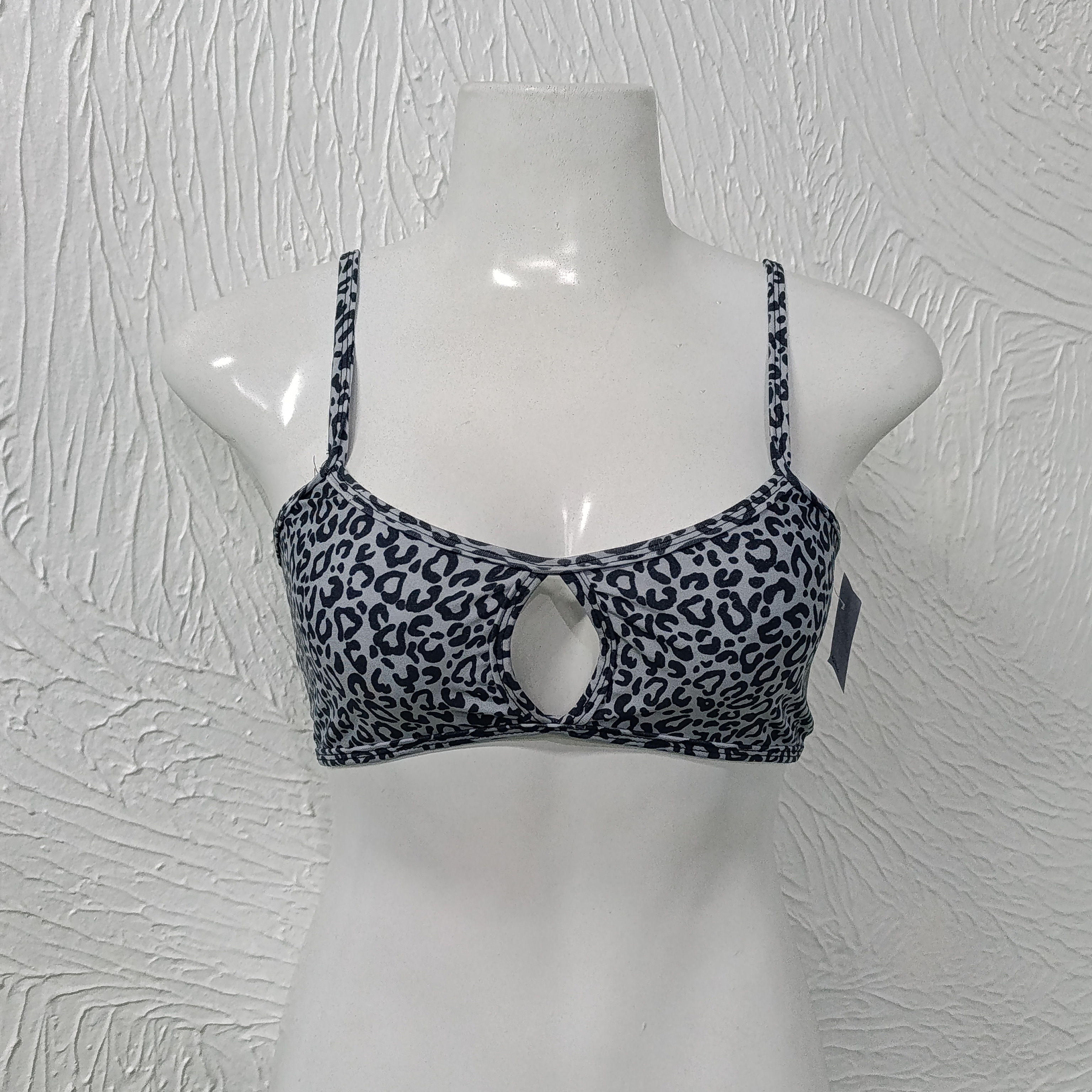 Top G sem bojo. Stefany. Oncinha. Cor cinza