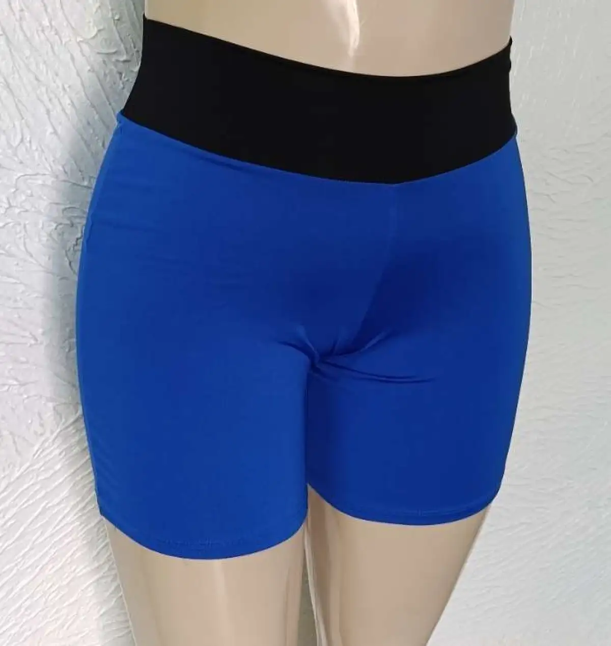 Short G. Azul Royal. Cós PRETO