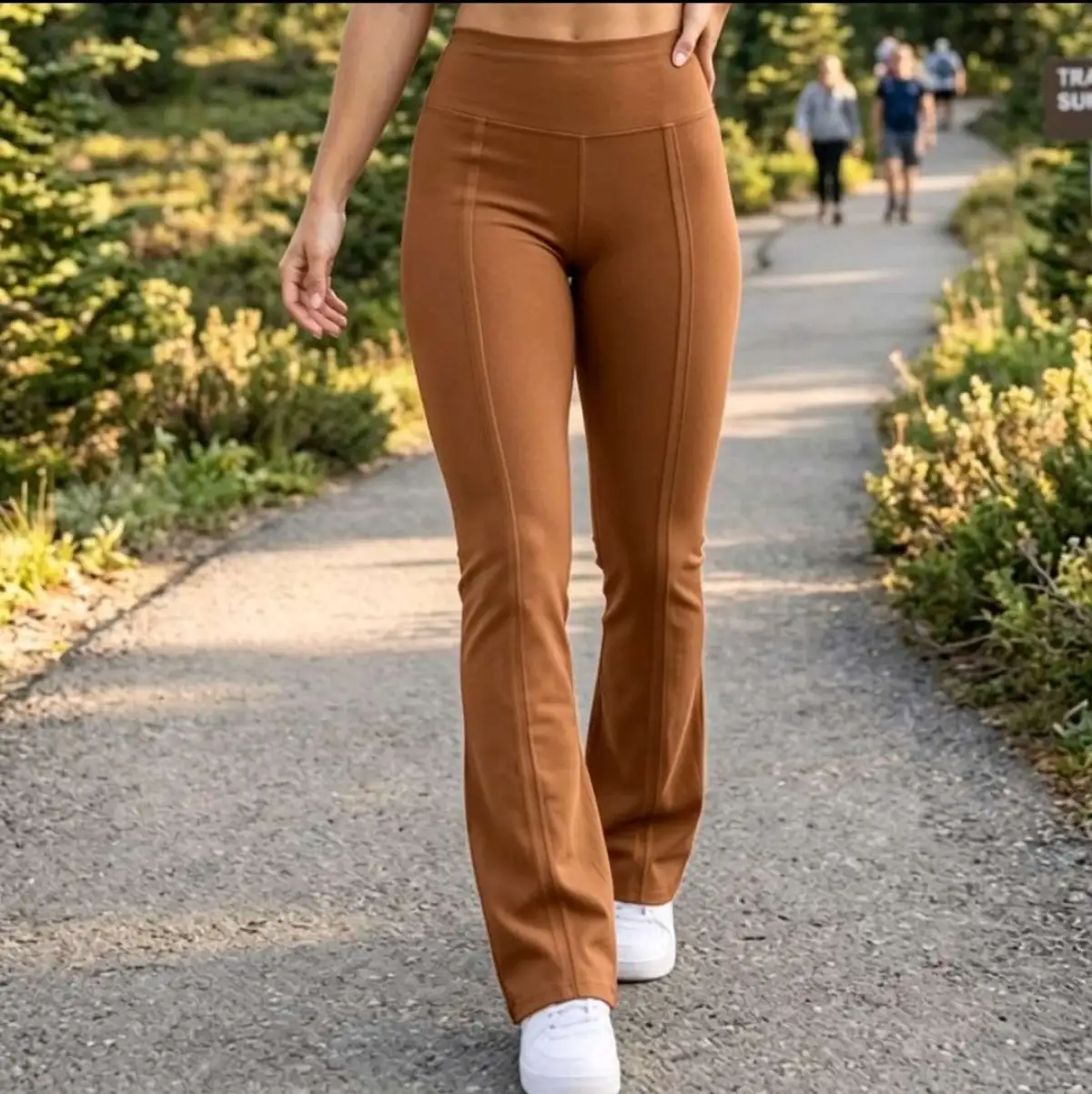 Legging M. Flerte. Forrada. Cor: Caramelo