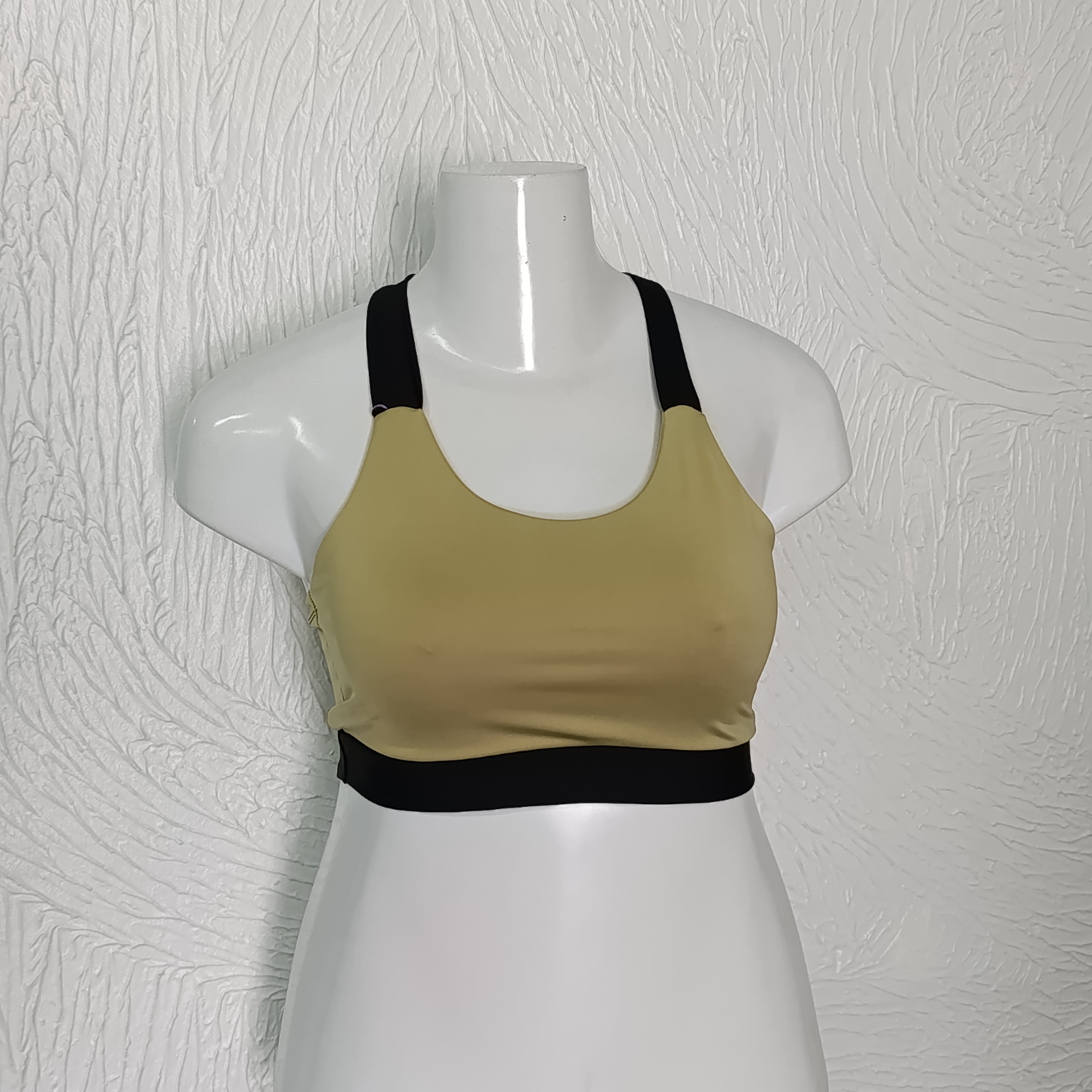 Top G2 sem bojo. Forrado. Cor Bege