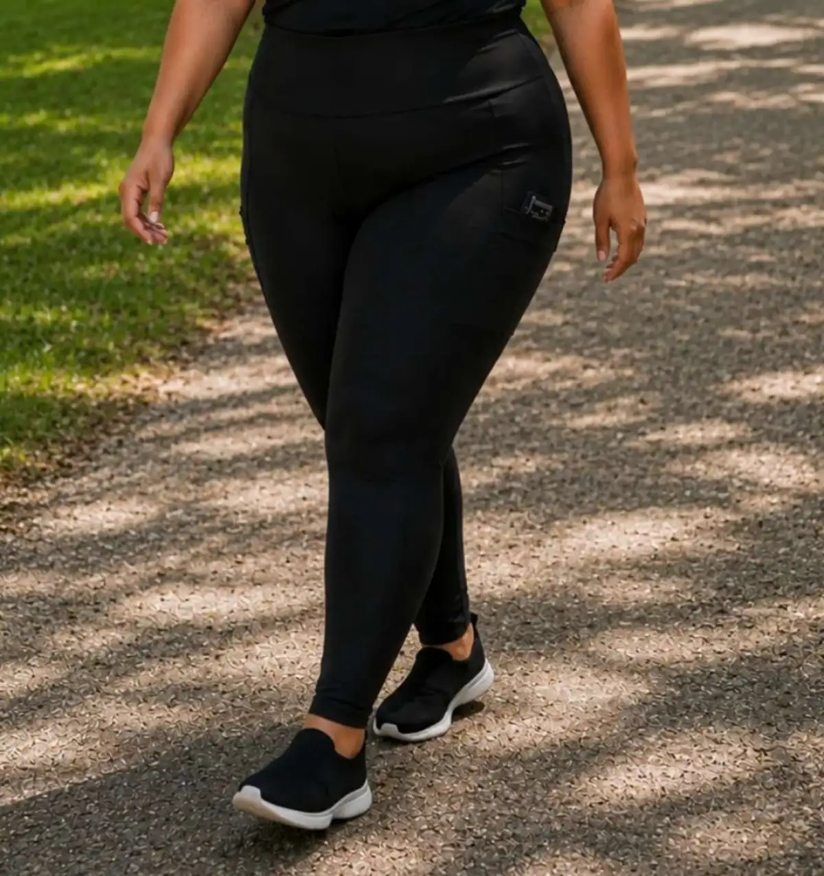 Legging G3. Com bolsos. Cor PRETA