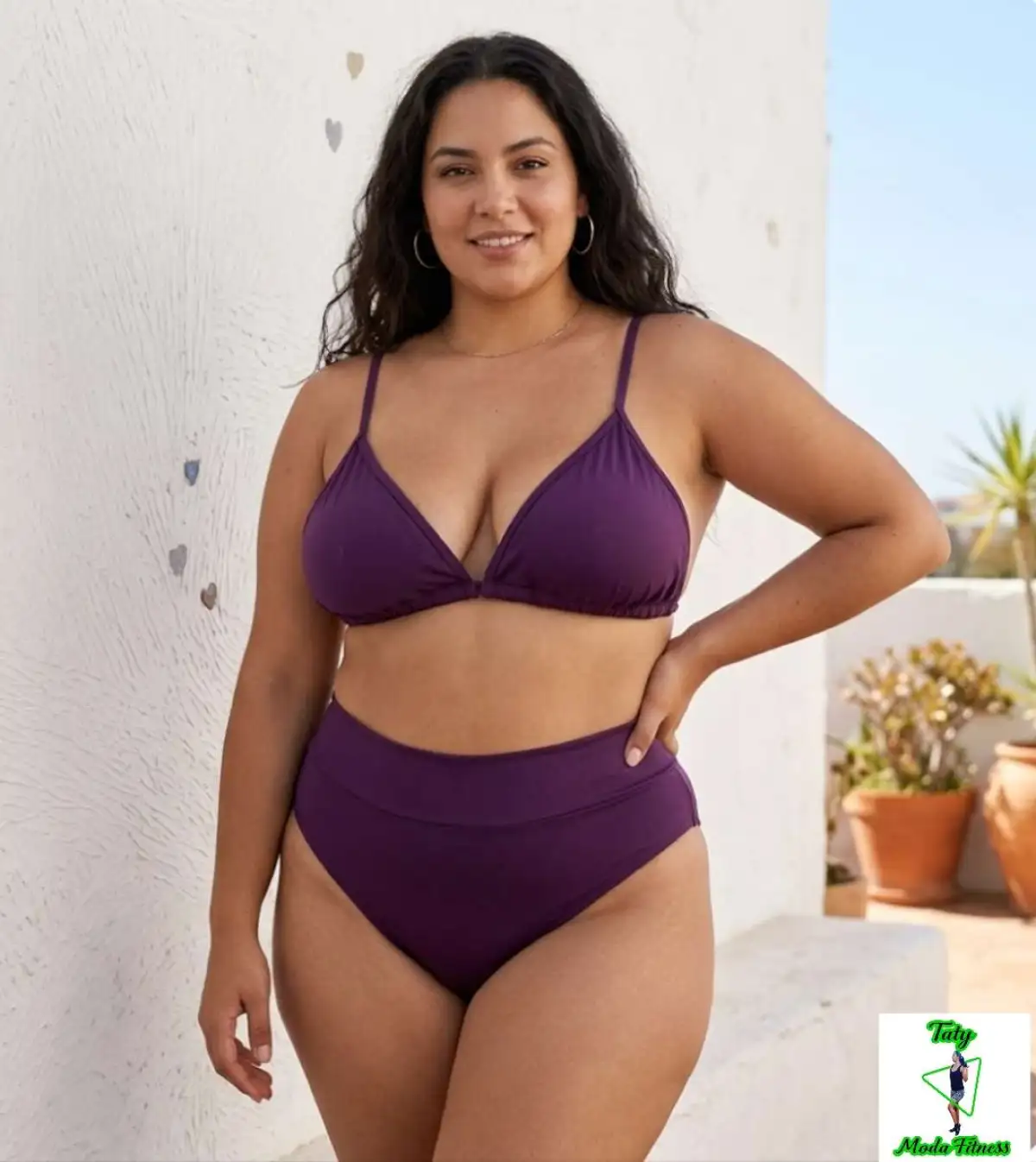 Biquíni Plus Size veste 48.50 REF. 0426 Cor ROXA