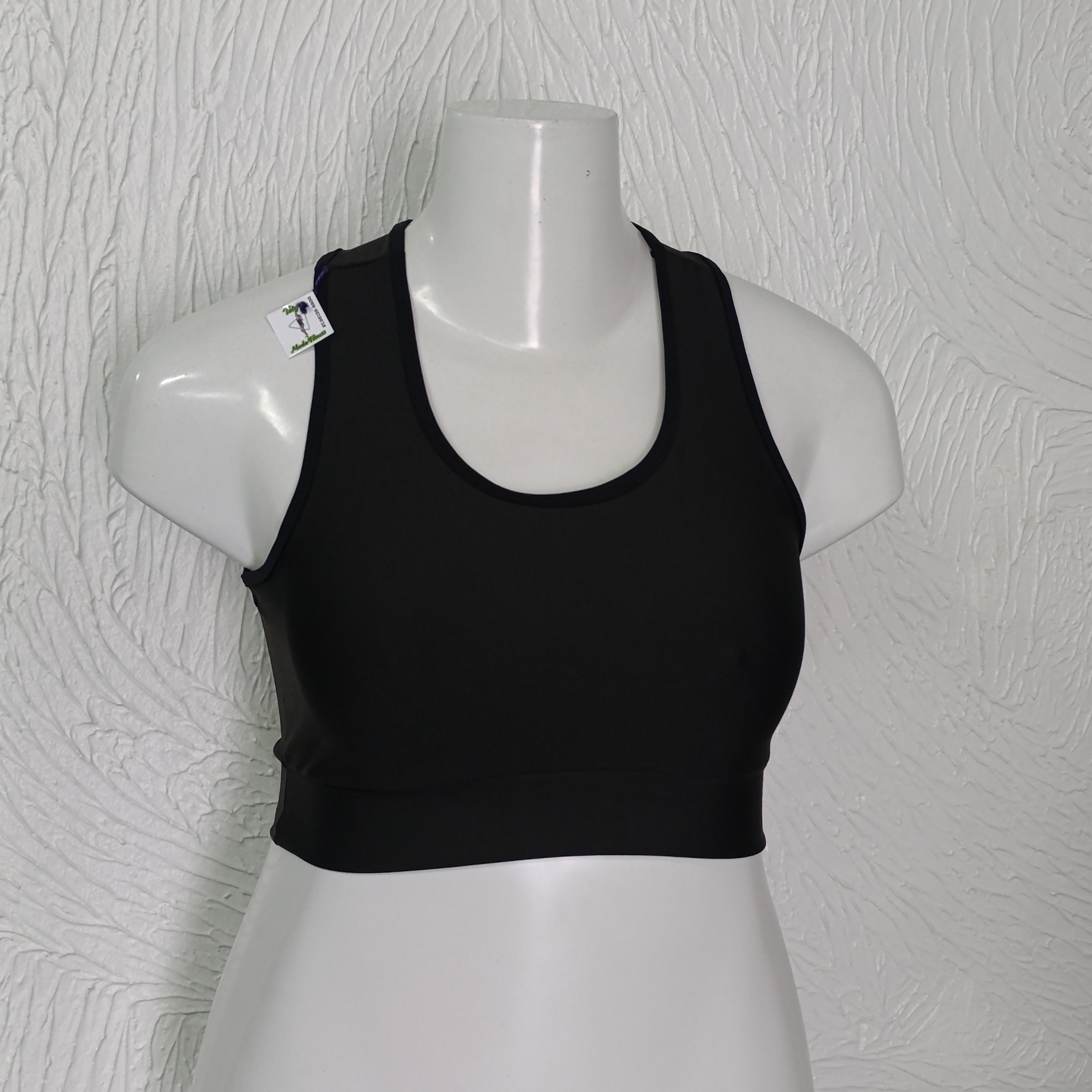 Top G2 sem bojo. Encorpado. Cor Preta