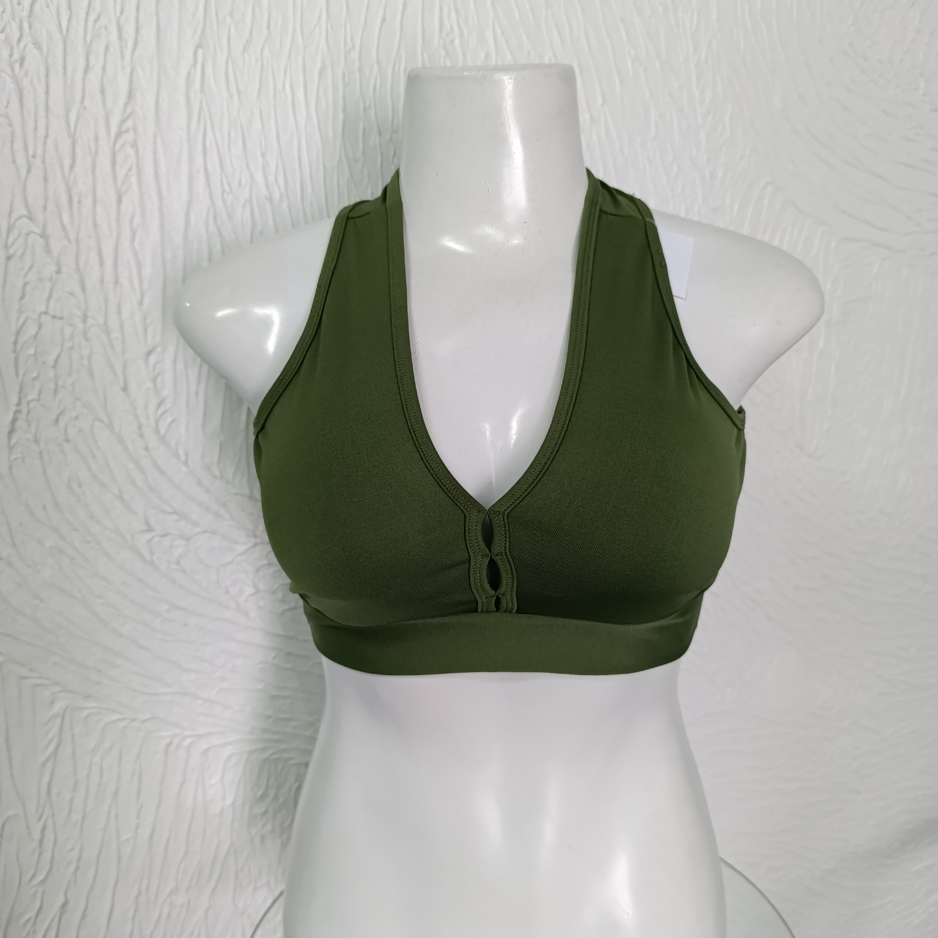 Top G com bojo. Cor Verde Militar