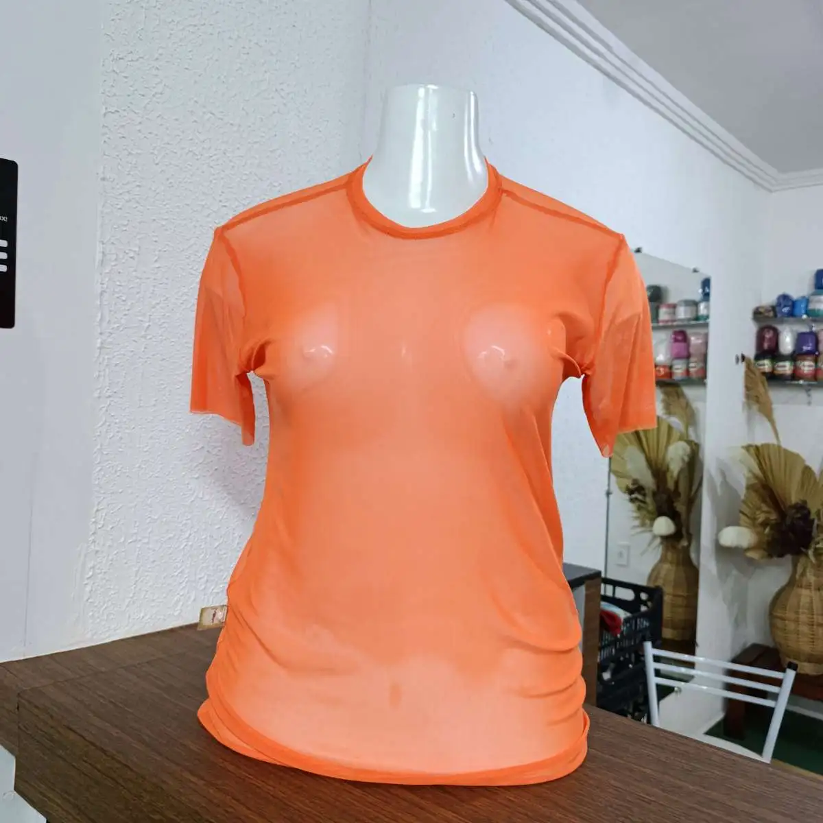Blusa G TULE laranja