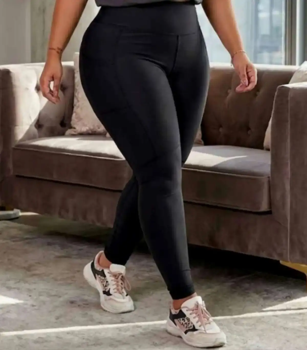 Legging GG. Montaria PRADA. Cor: Preto