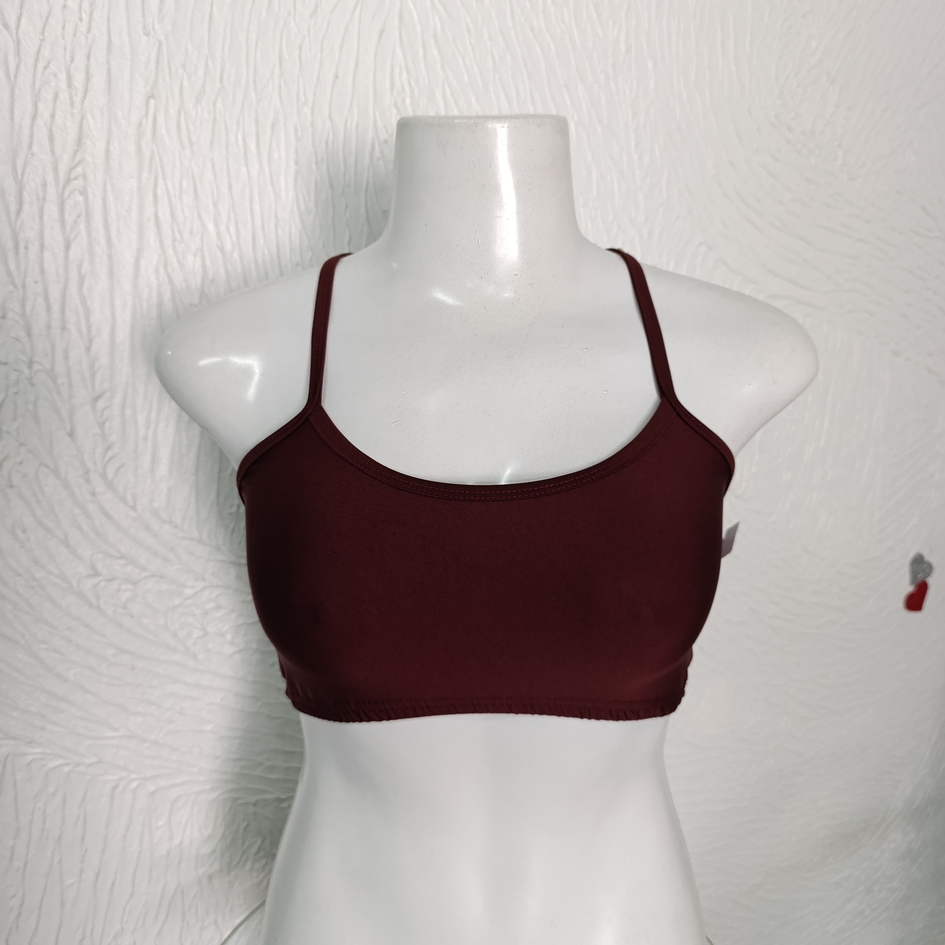 Top G sem bojo. Mily. Cor MARROM