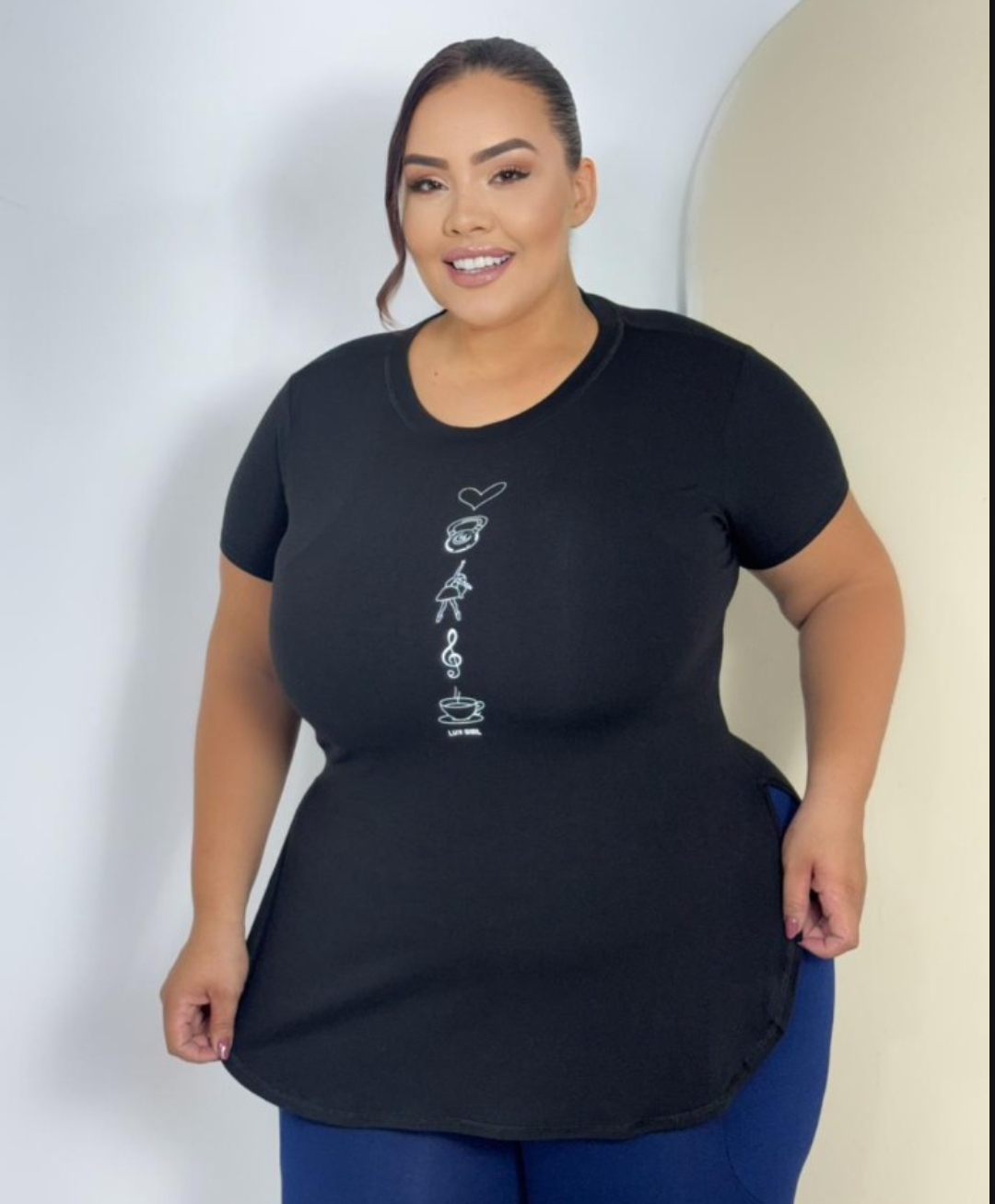 Blusa G2 Longline. BAILARINA. Verificar cores