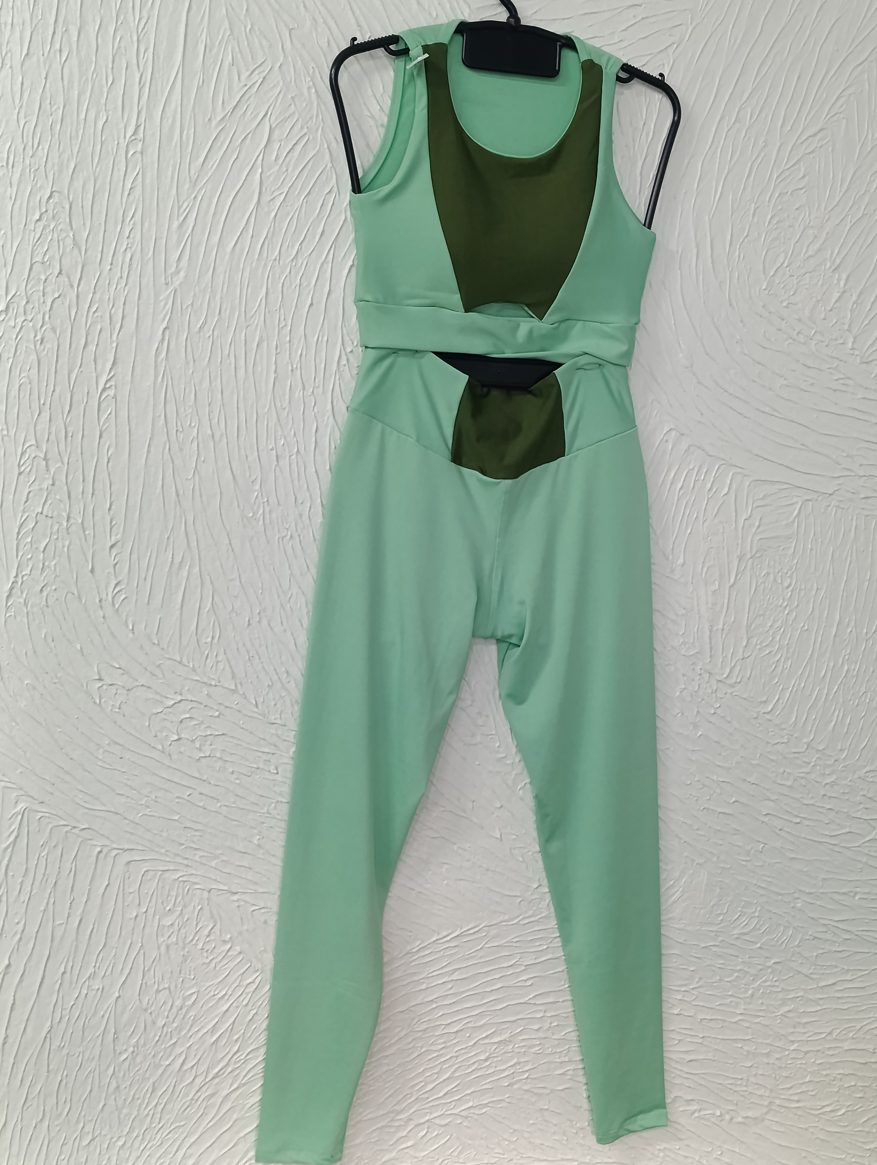 Conjunto de Legging G. Verde claro com verde Militar