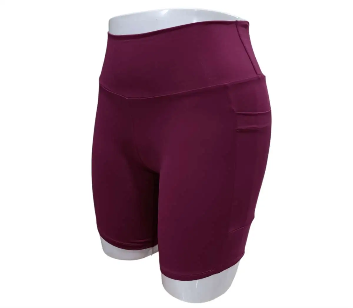 Short GG. Poliamida. Com BOLSOS. Cor: VINHO