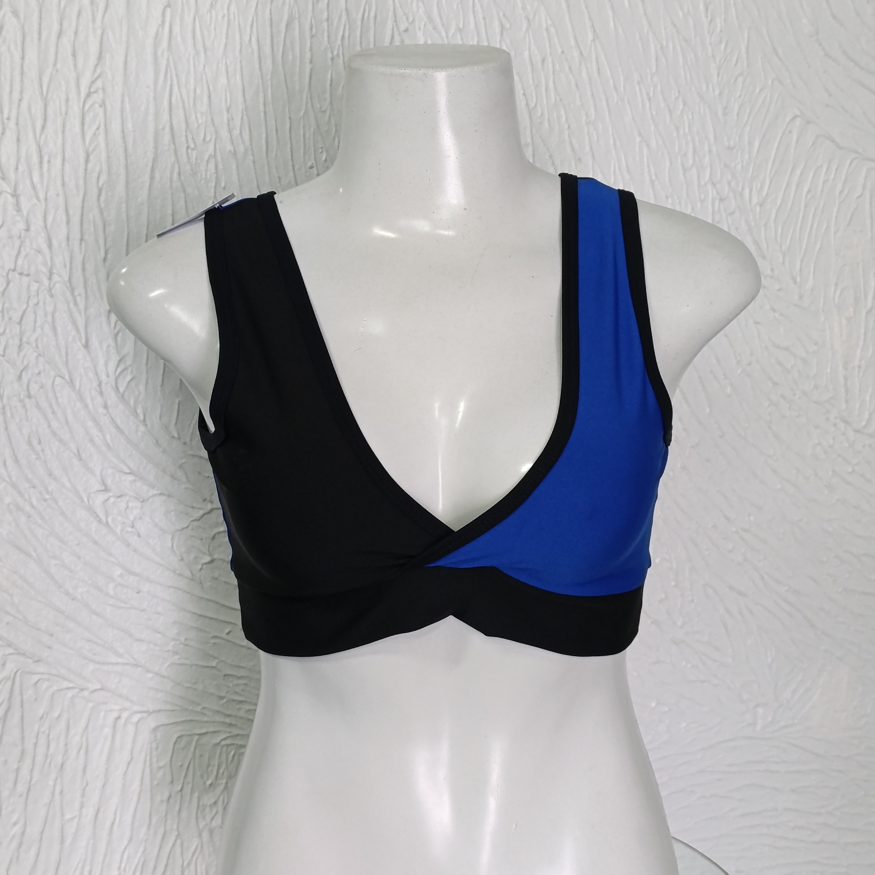 Top G. Sem bojo. Azul com preto