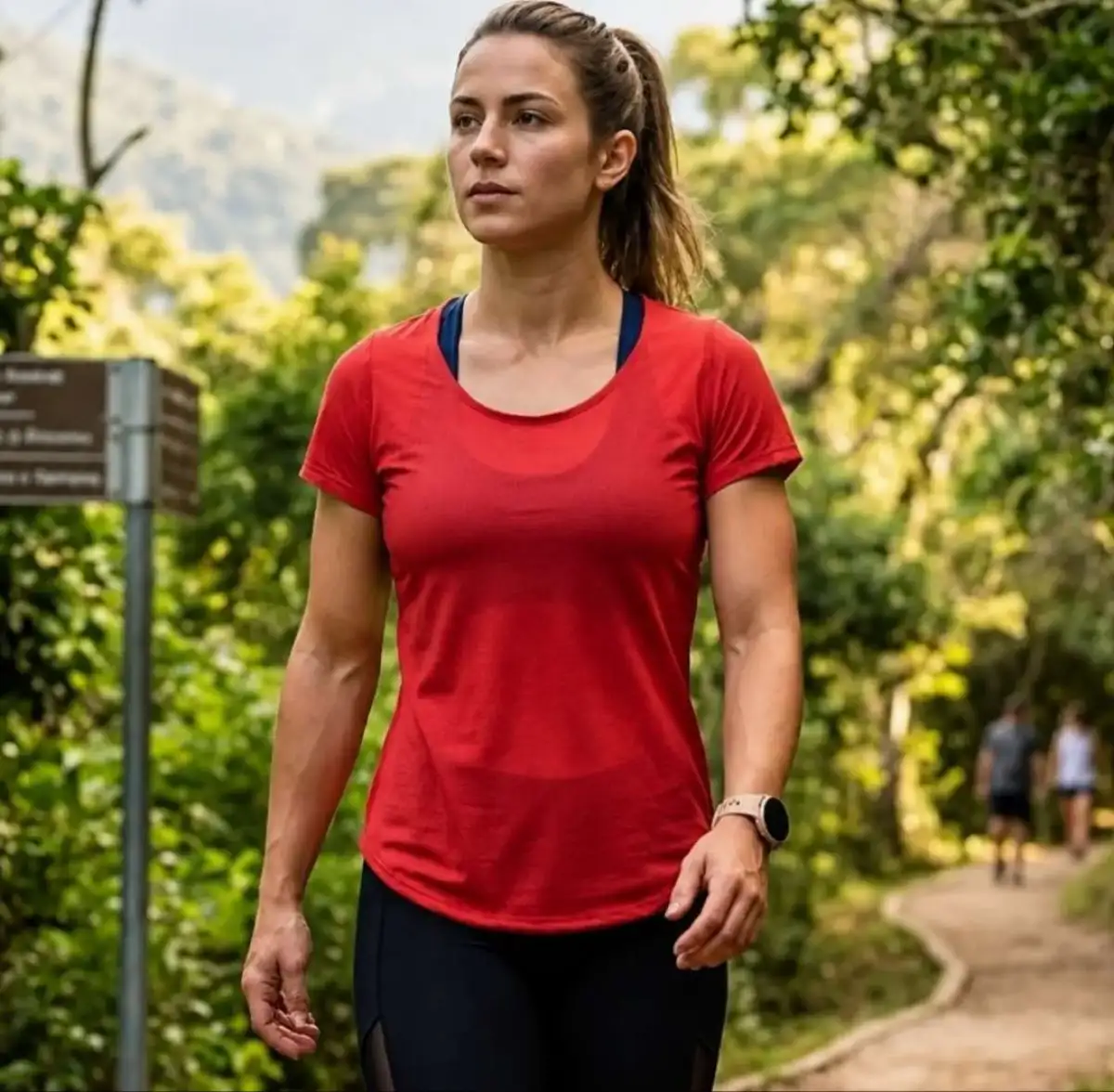 Blusa P Dryfit. Cor. Vermelho