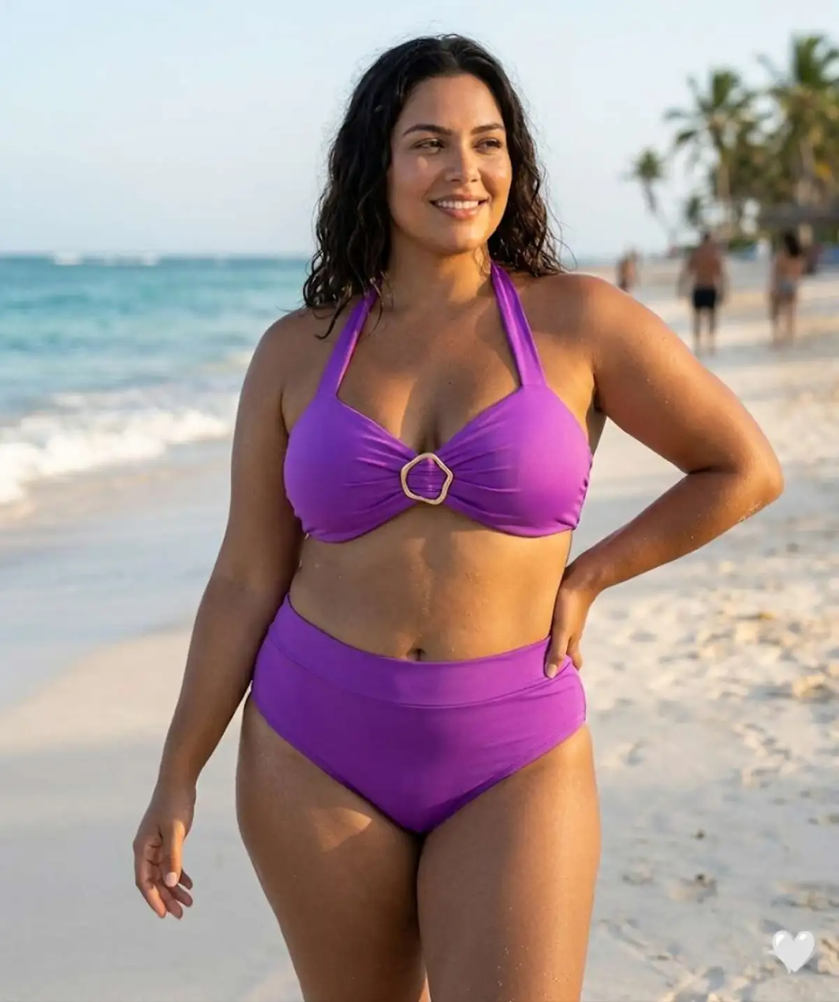 Biquíni Plus Size veste até 54. REF. 115.02.26 cor LILÁS