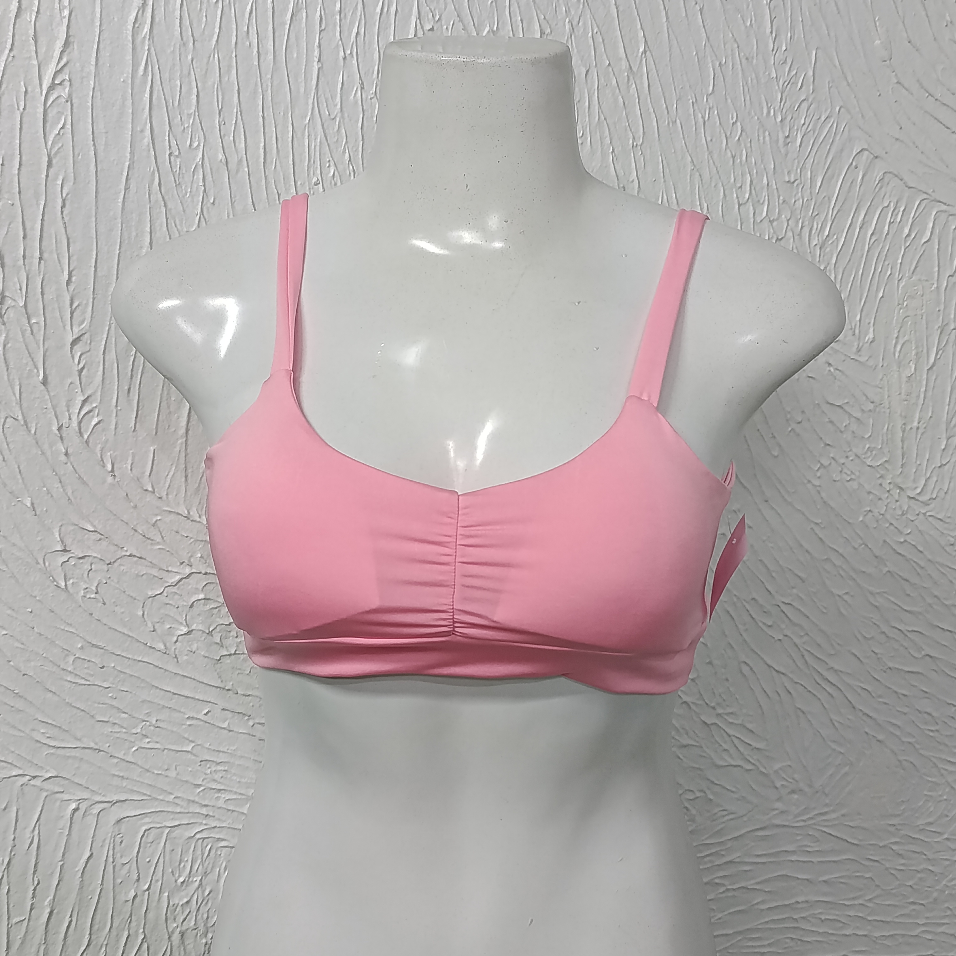 Top G com bojo. Cor rosa claro