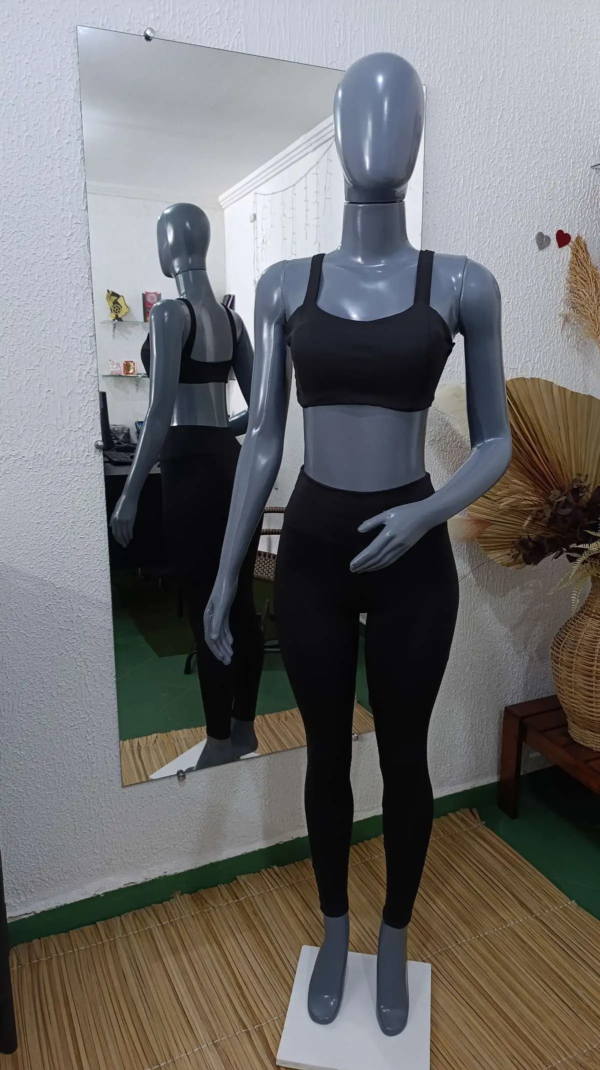 Conjunto de Legging P ZERO TRANSFERÊNCIA. Cor: PEETA