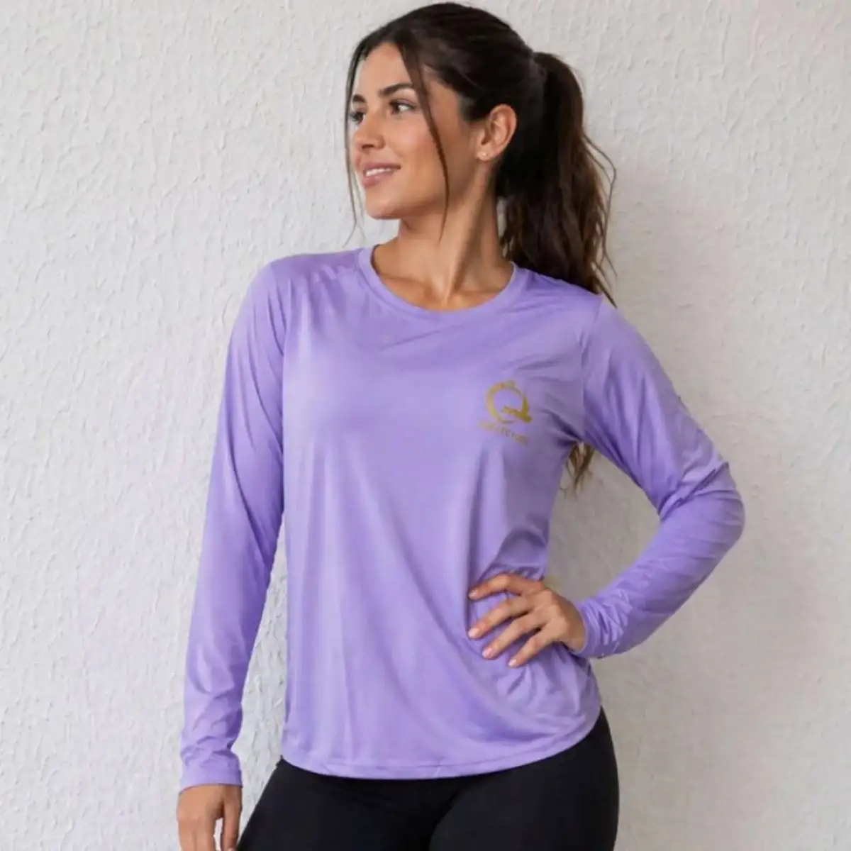 Camisa UV M Lilás