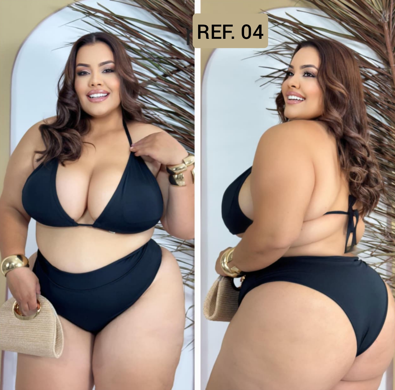 Biquíni Plus Size veste até 54. REF. 115.04.26 FOTO ILUSTRATIVA. VERIFICAR CORES.
