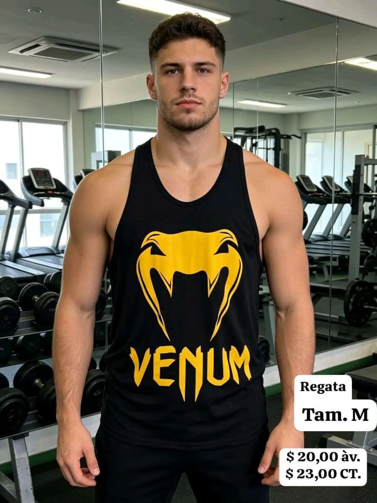 Camiseta M CAVADA Vênus estampa Amarelo