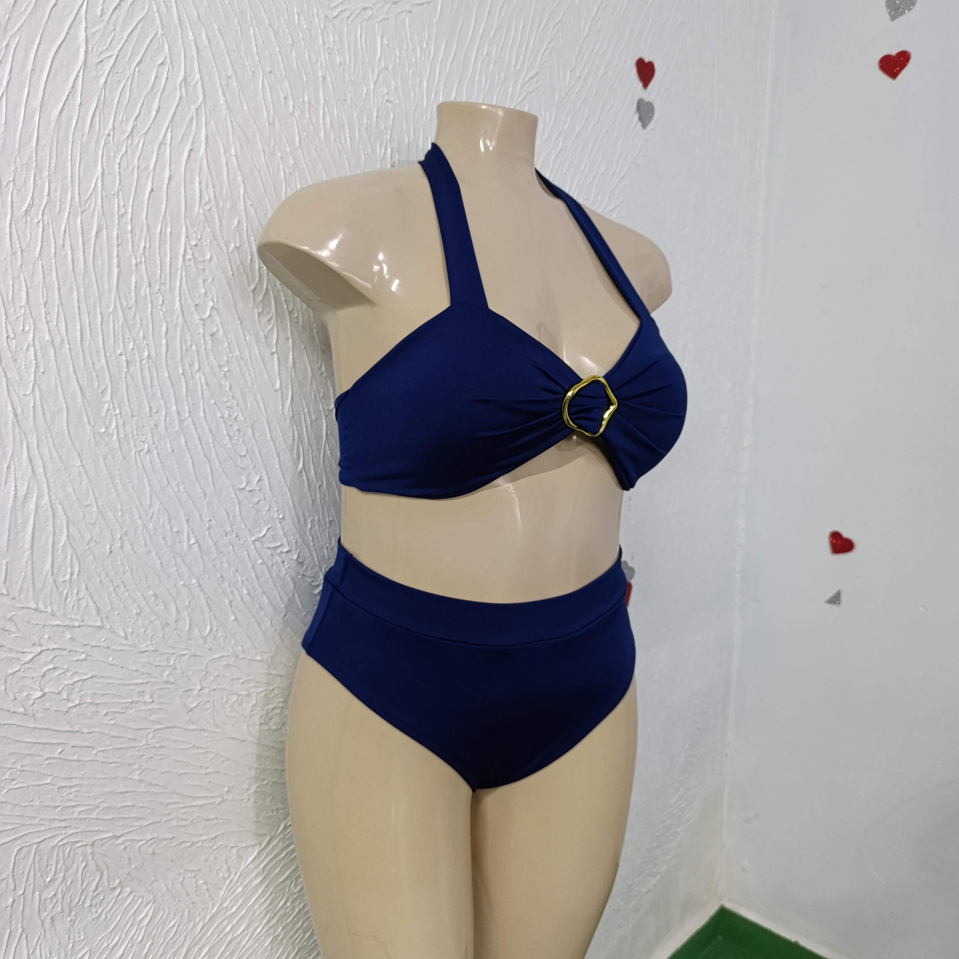 Biquíni Plus Size veste até 54. REF. 115.03.26 cor MARINHO