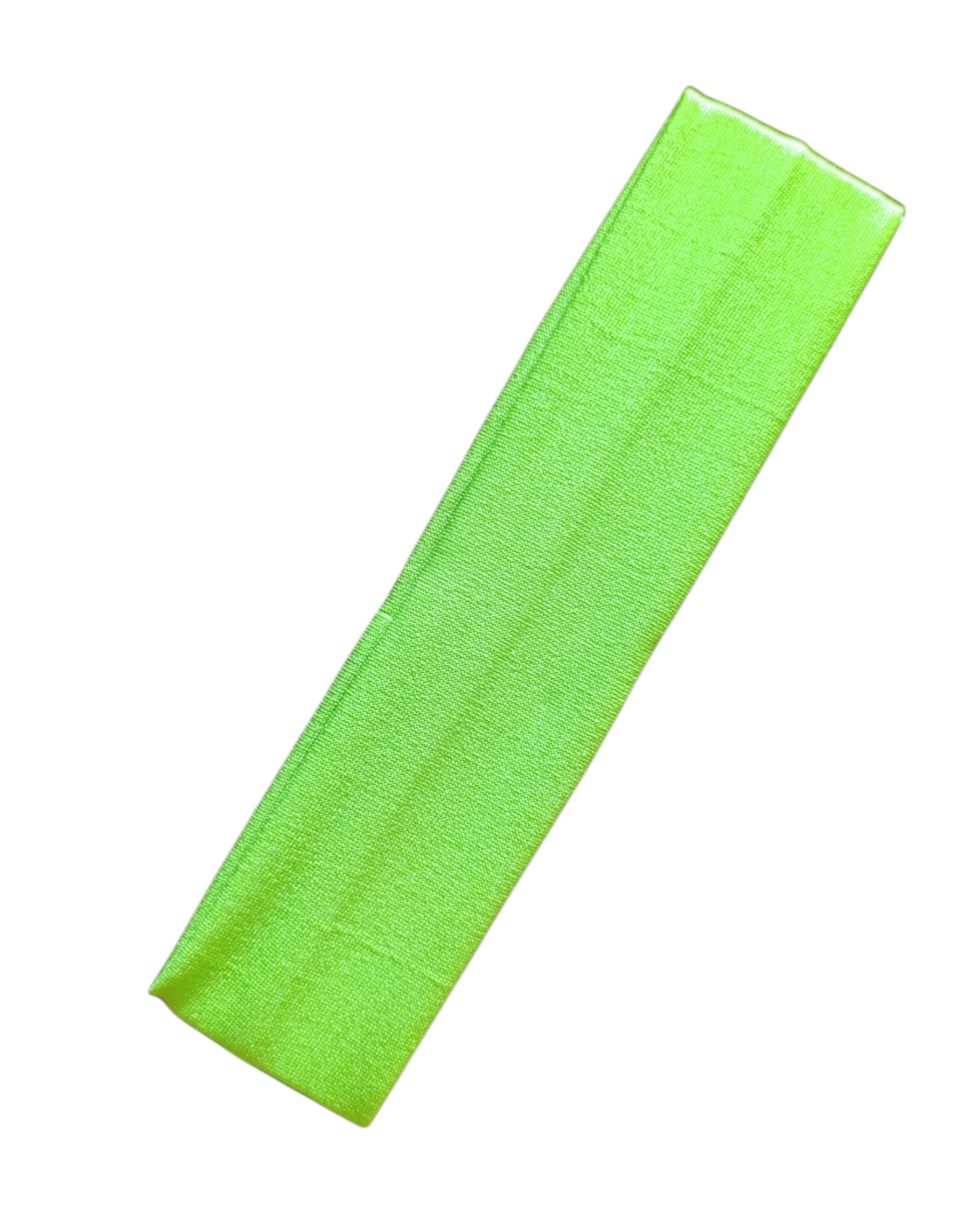 Faixa para cabelos. Cor. Verde limão