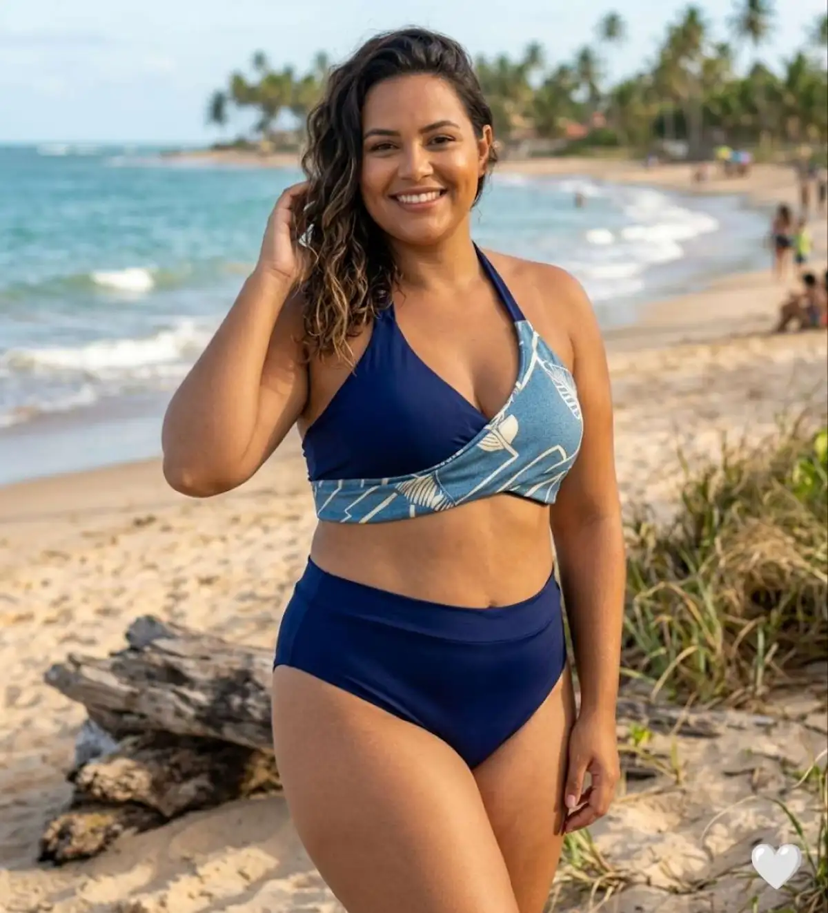 Biquíni Plus Size veste até 54. REF. 115.03.26 cor MARINHO