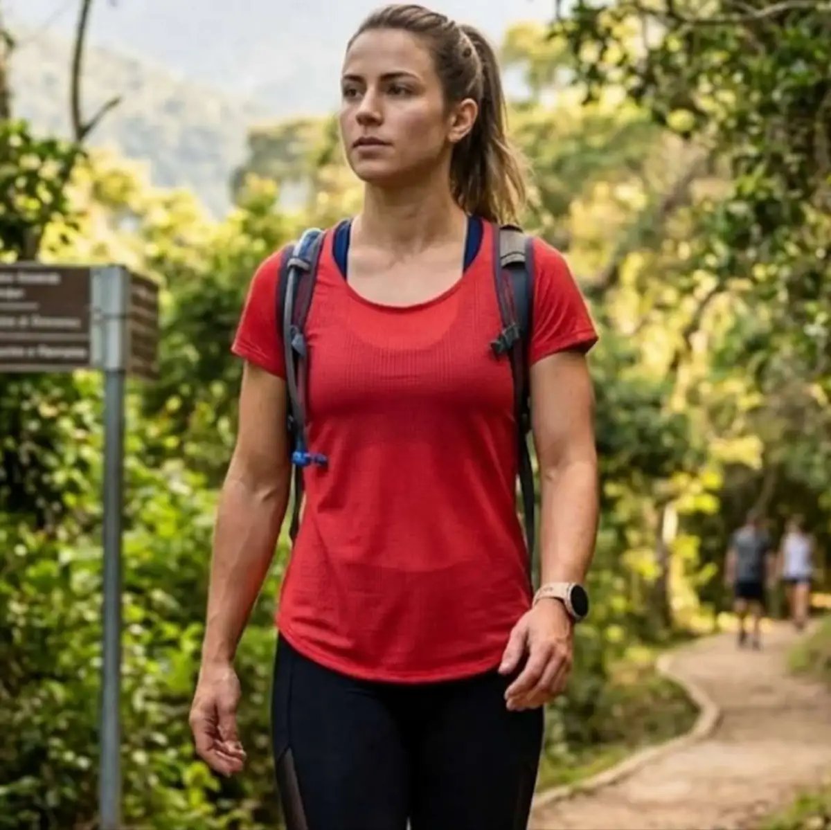 Blusa P Dryfit. Cor. Vermelho