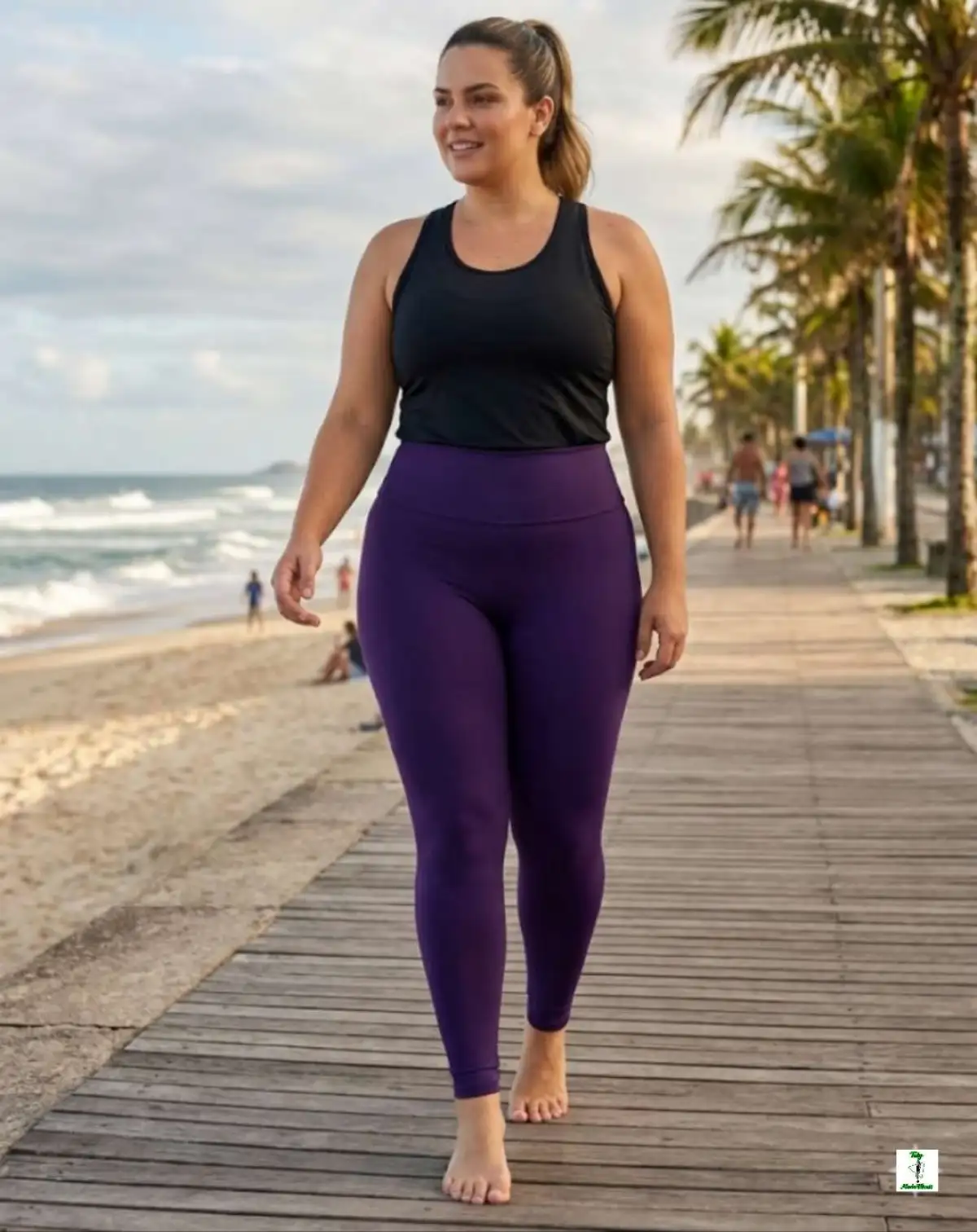 Legging GG Poliamida Cor ROXA