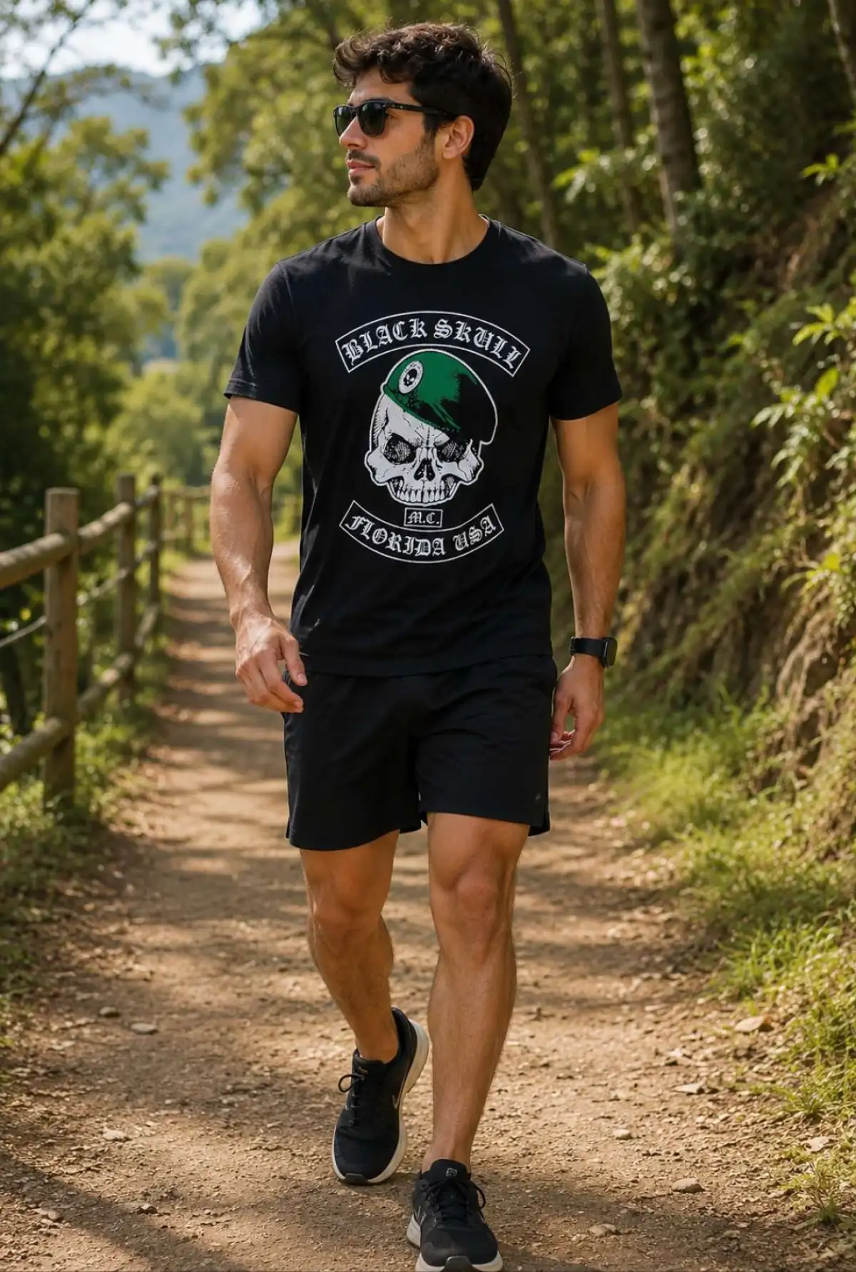 Camisa G Black skull