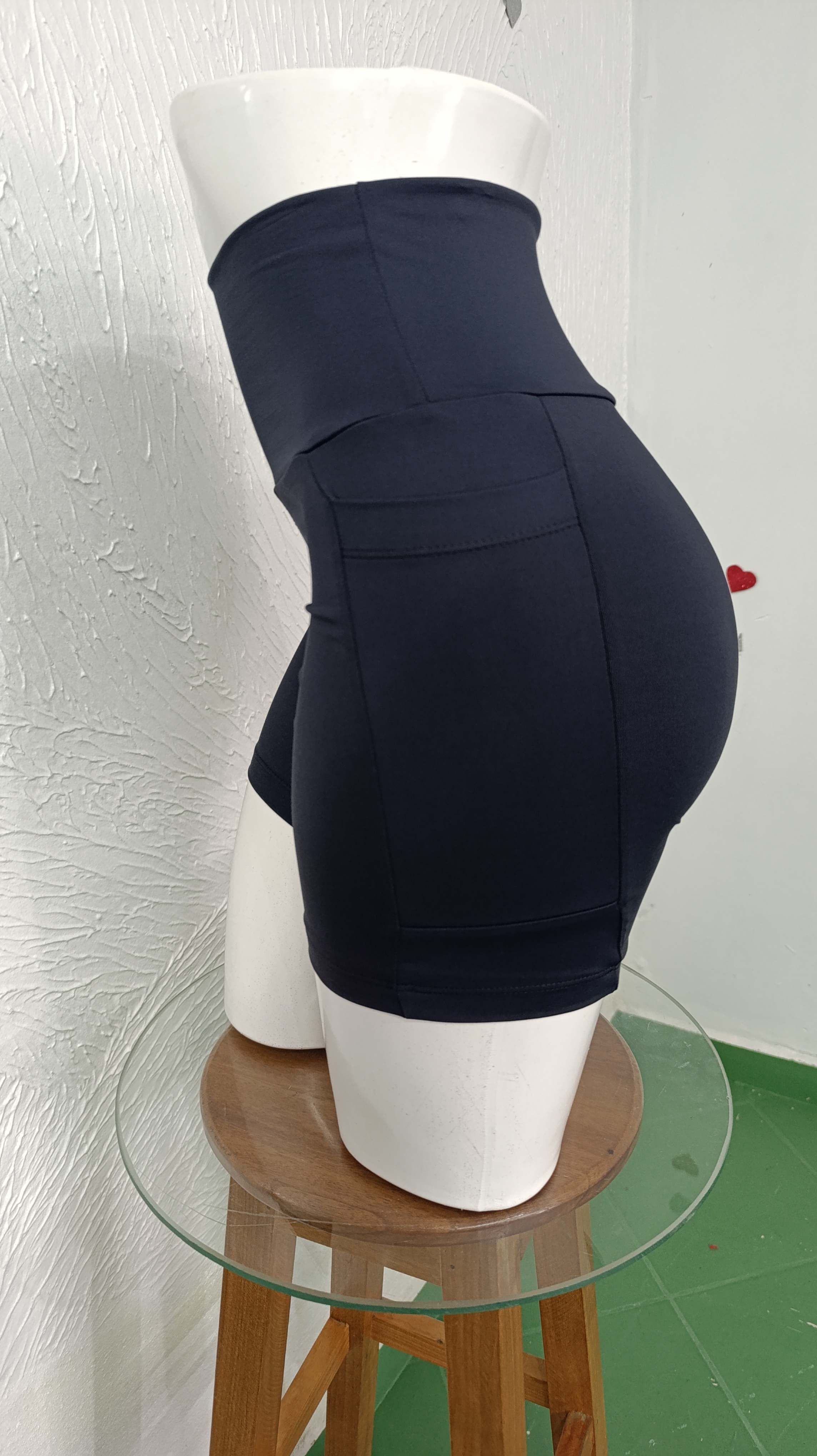 SHORT P Poliamida. CORRIDA. Cor PRETA