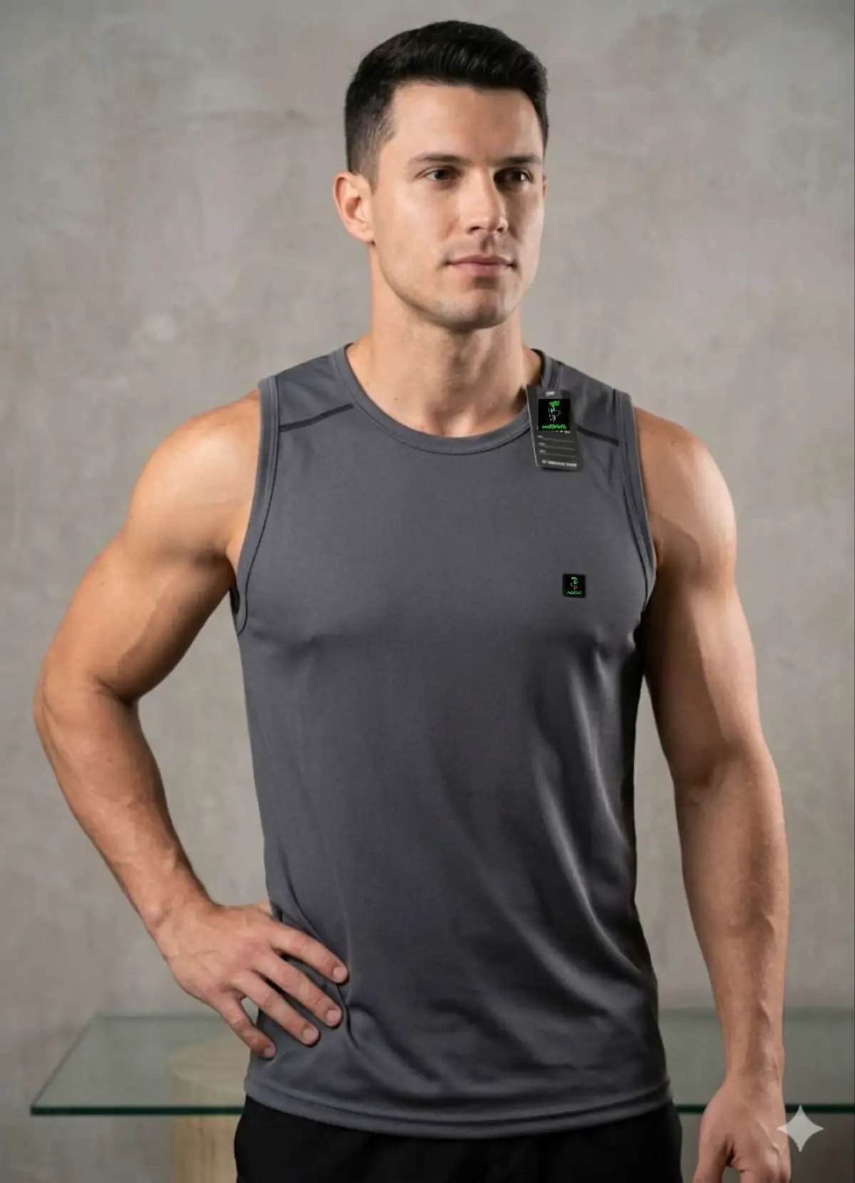 Camiseta GG Dryfit Cor. GRAFITE