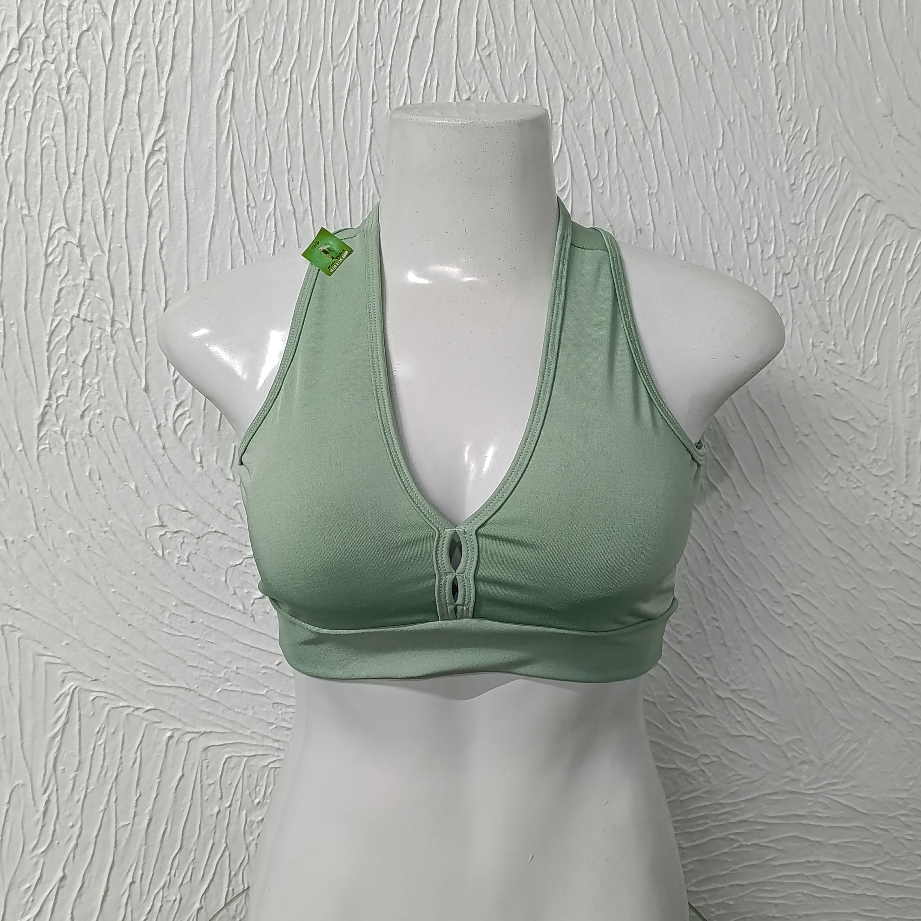 Top G. Com bojo. Cor verde claro