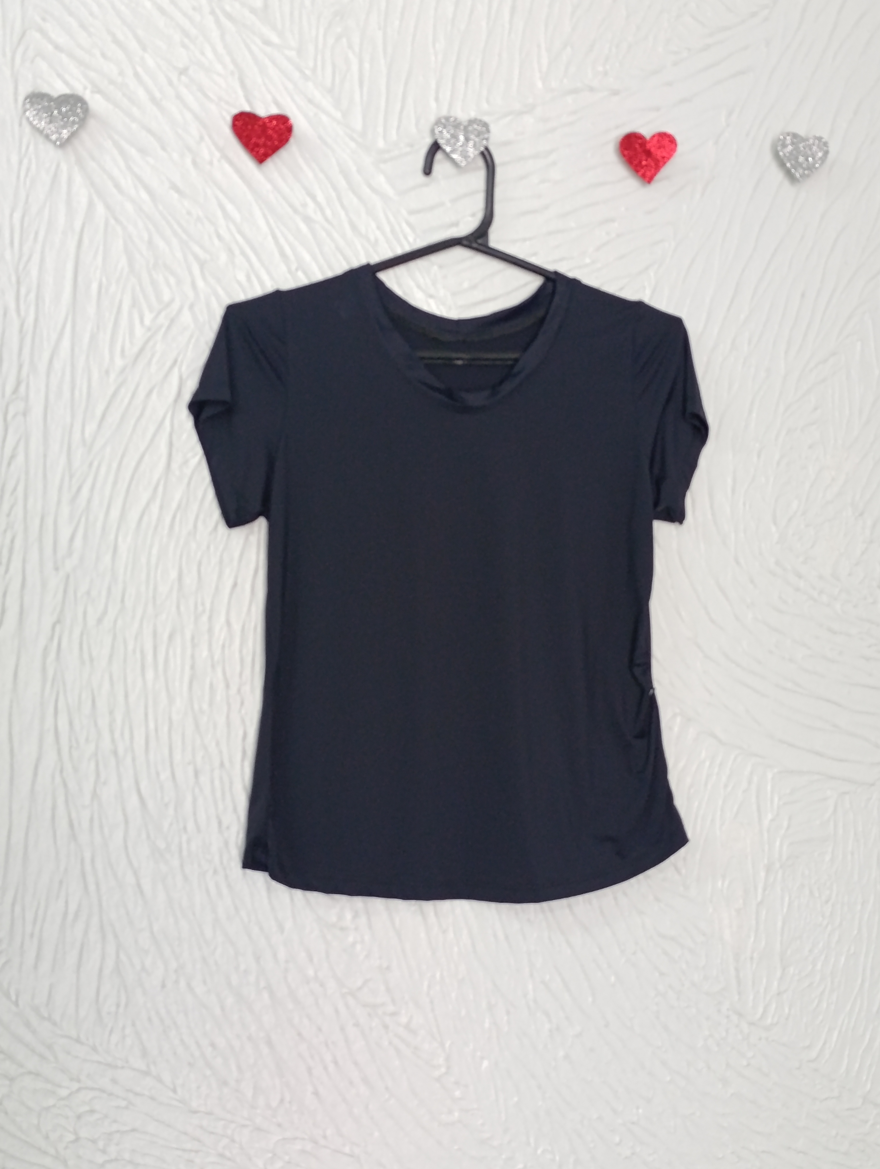 Blusa G. Poliamida UV. Cor preto
