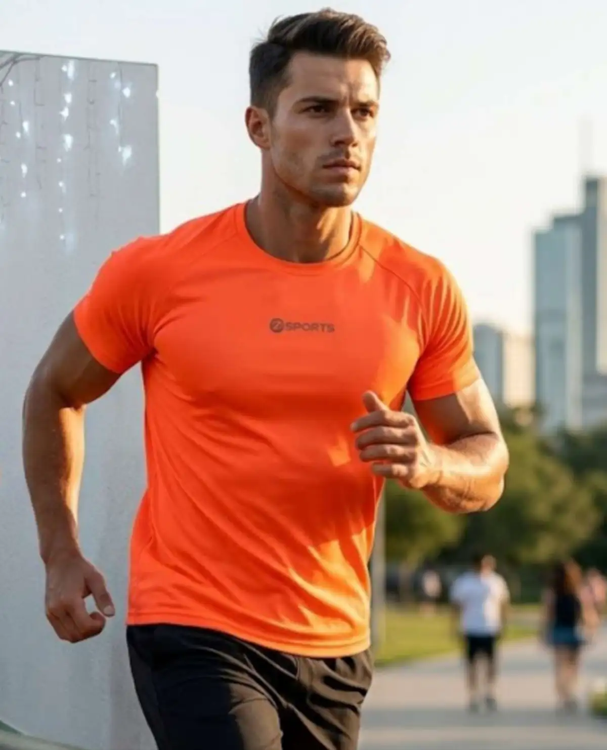 Camisa P Dryfit cor laranja Neon