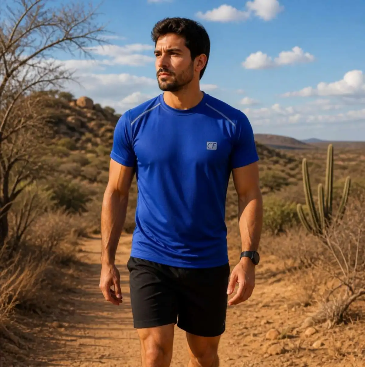 Camisa P Dryfit Azul Royal