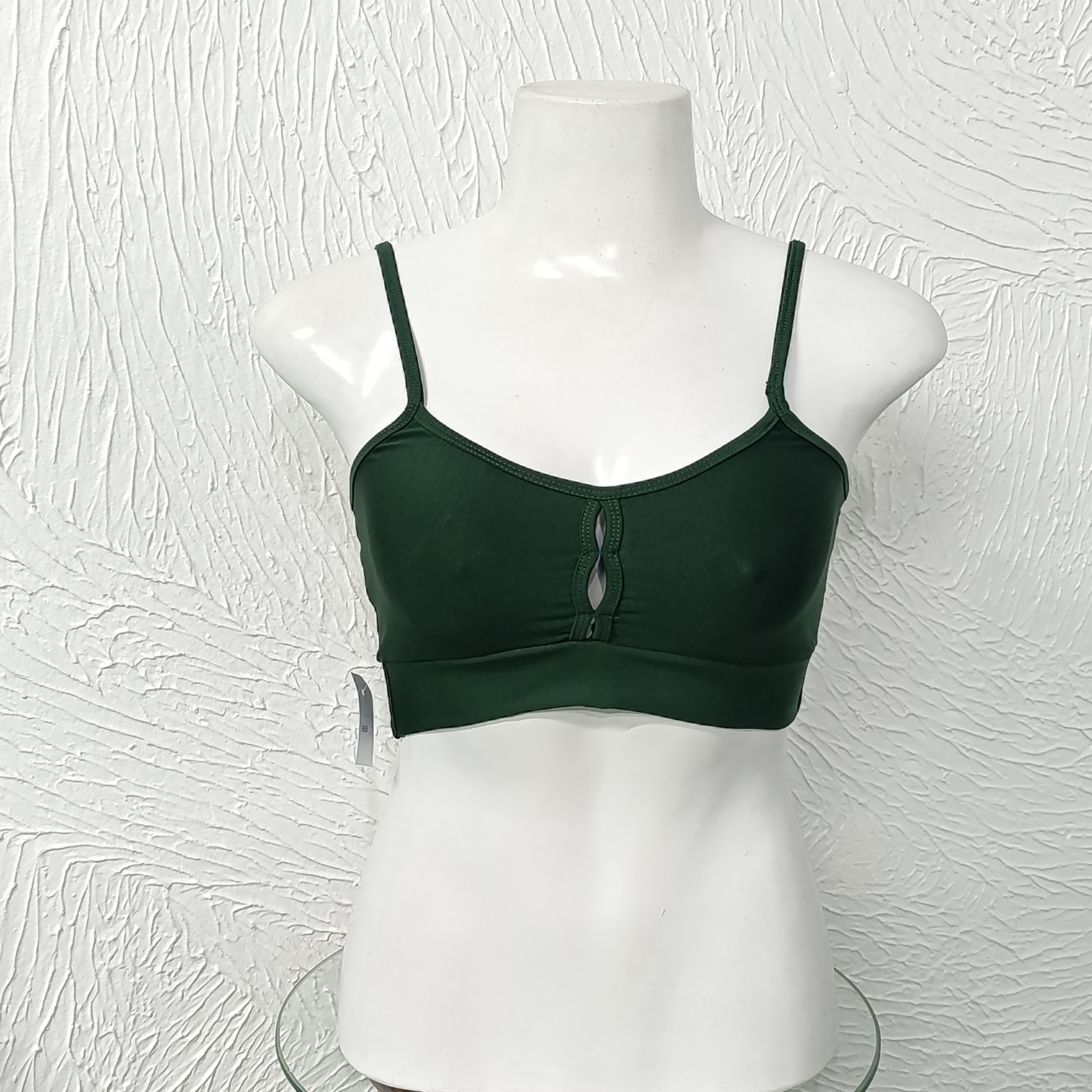 Top M sem bojo. Jacy. Cor Verde Escuro