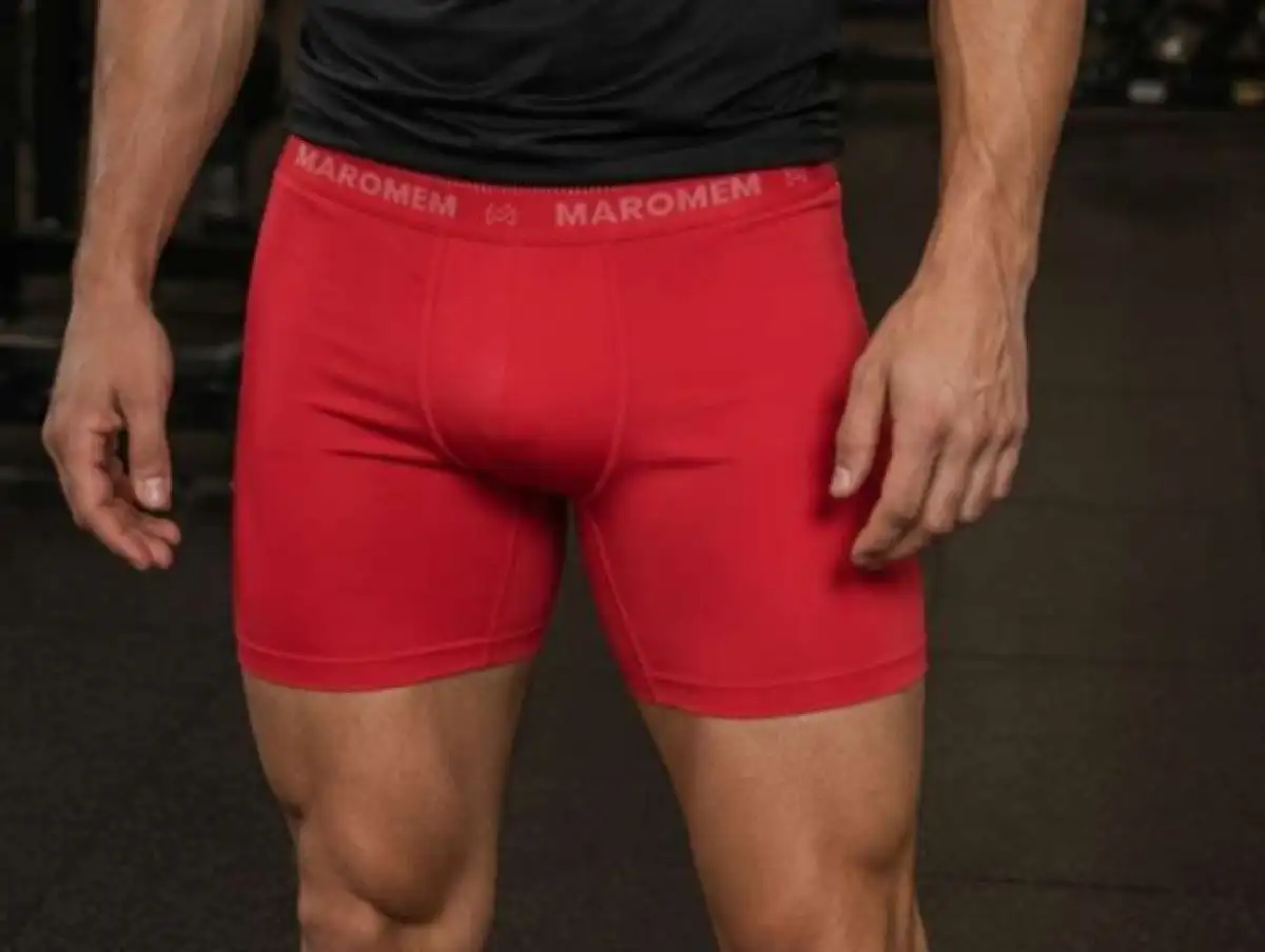 Bermuda M Térmico Cor VERMELHO