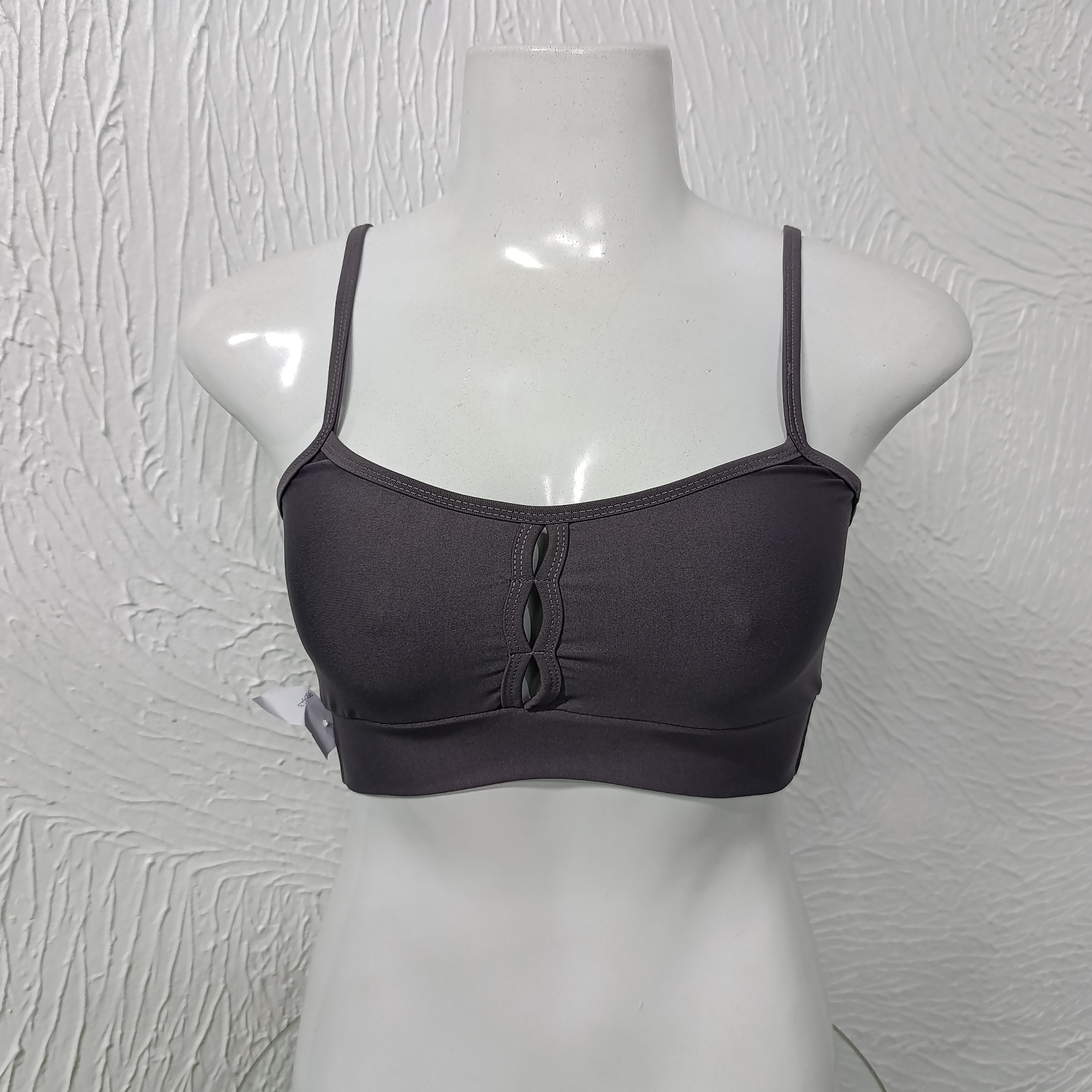 Top M sem bojo. Jacy. Cor Grafite