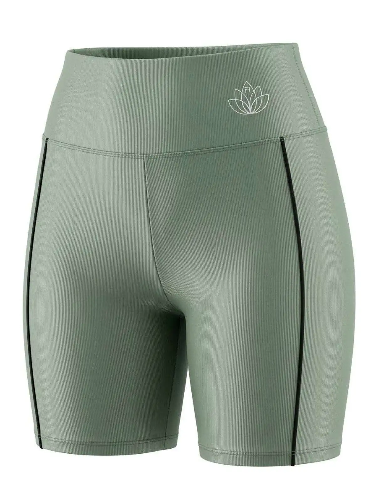 Short Canelado Brilhoso com Frizo