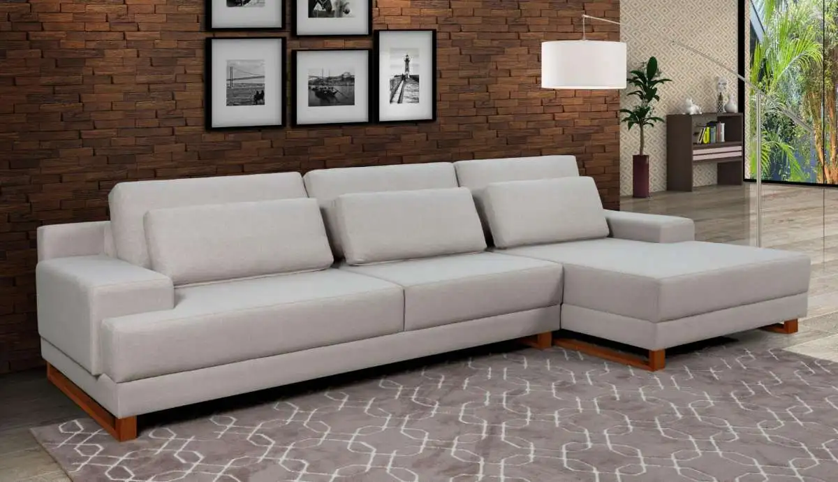 SOFÁ LISBOA COM CHAISE MEDINDO 3,30