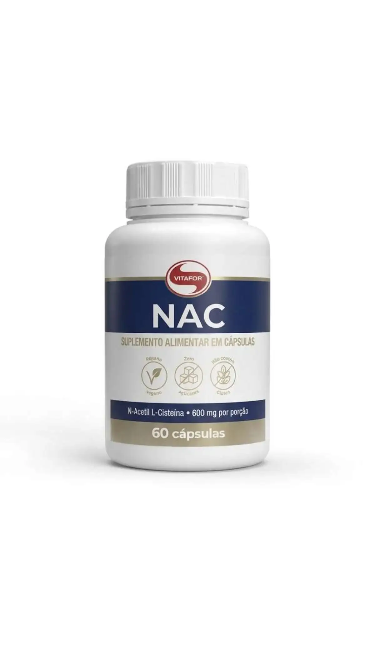 NAC 600mg — 30 cápsulas