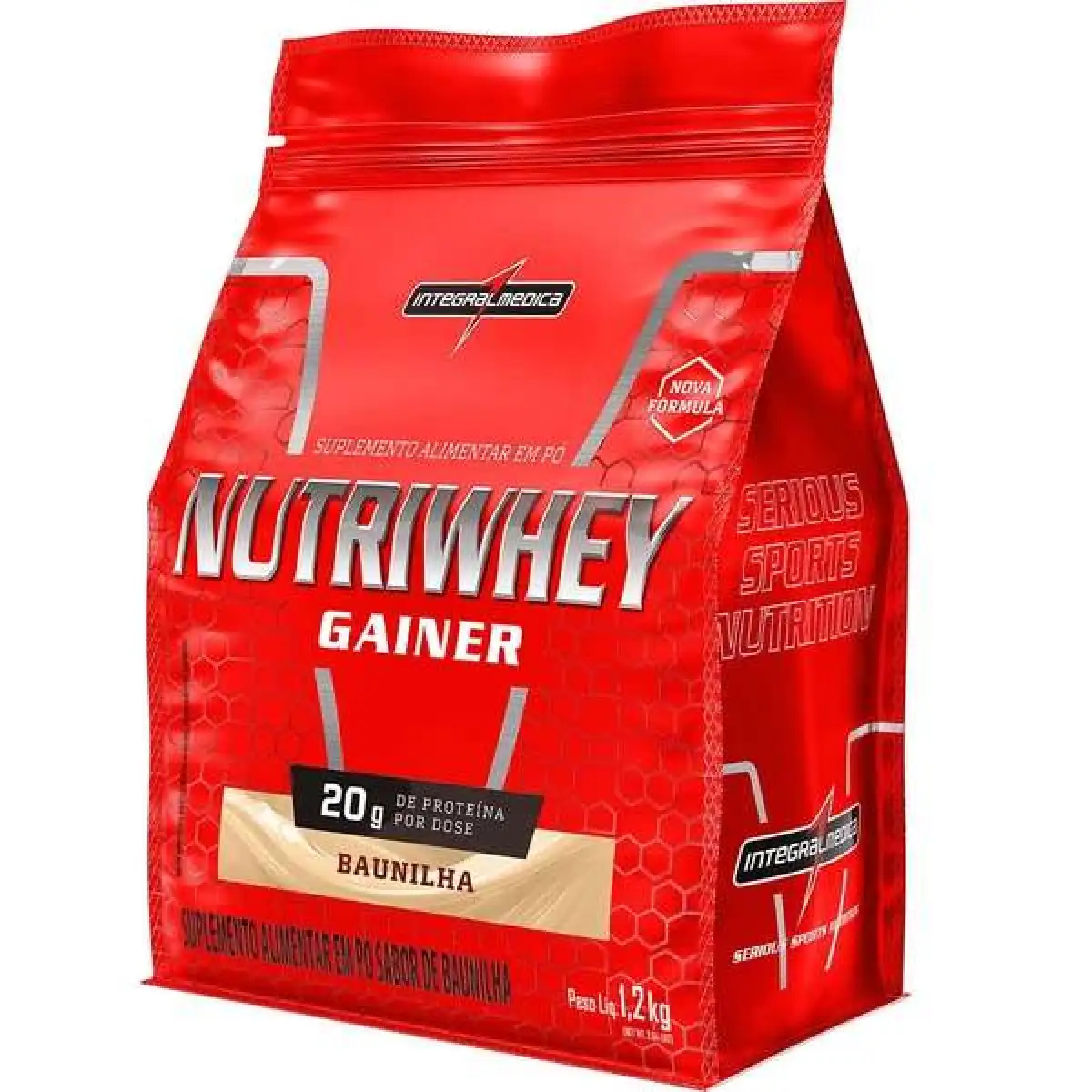 Hipercalórico Nutri Whey Gainer Integralmedica 1,2kg