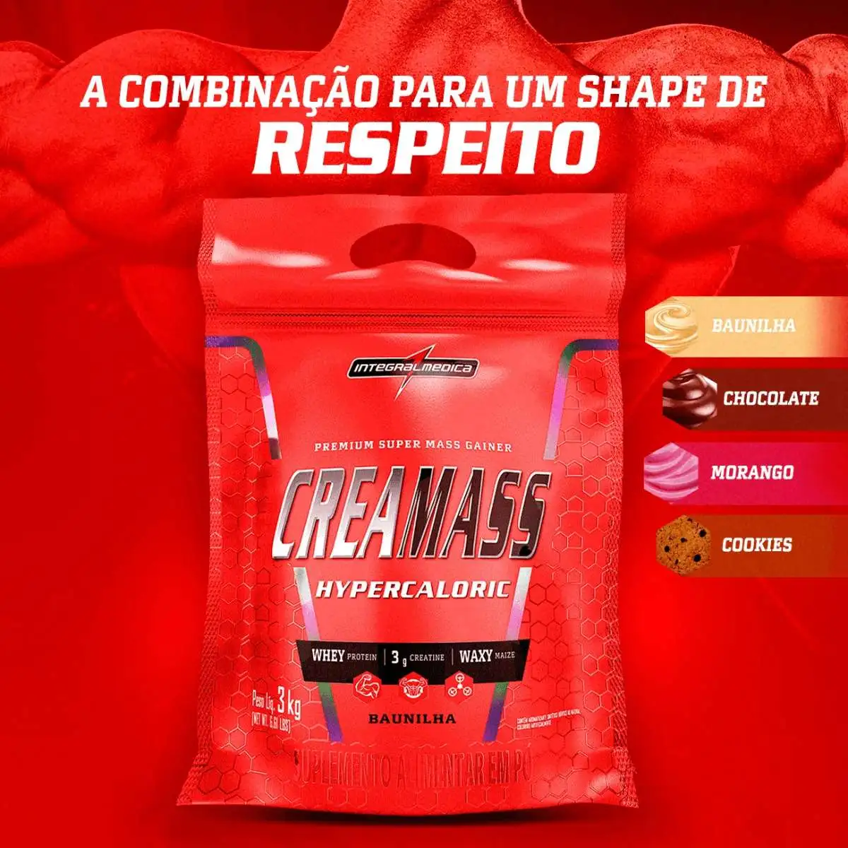 Creamass Hipercalórico Integralmedica 3Kg