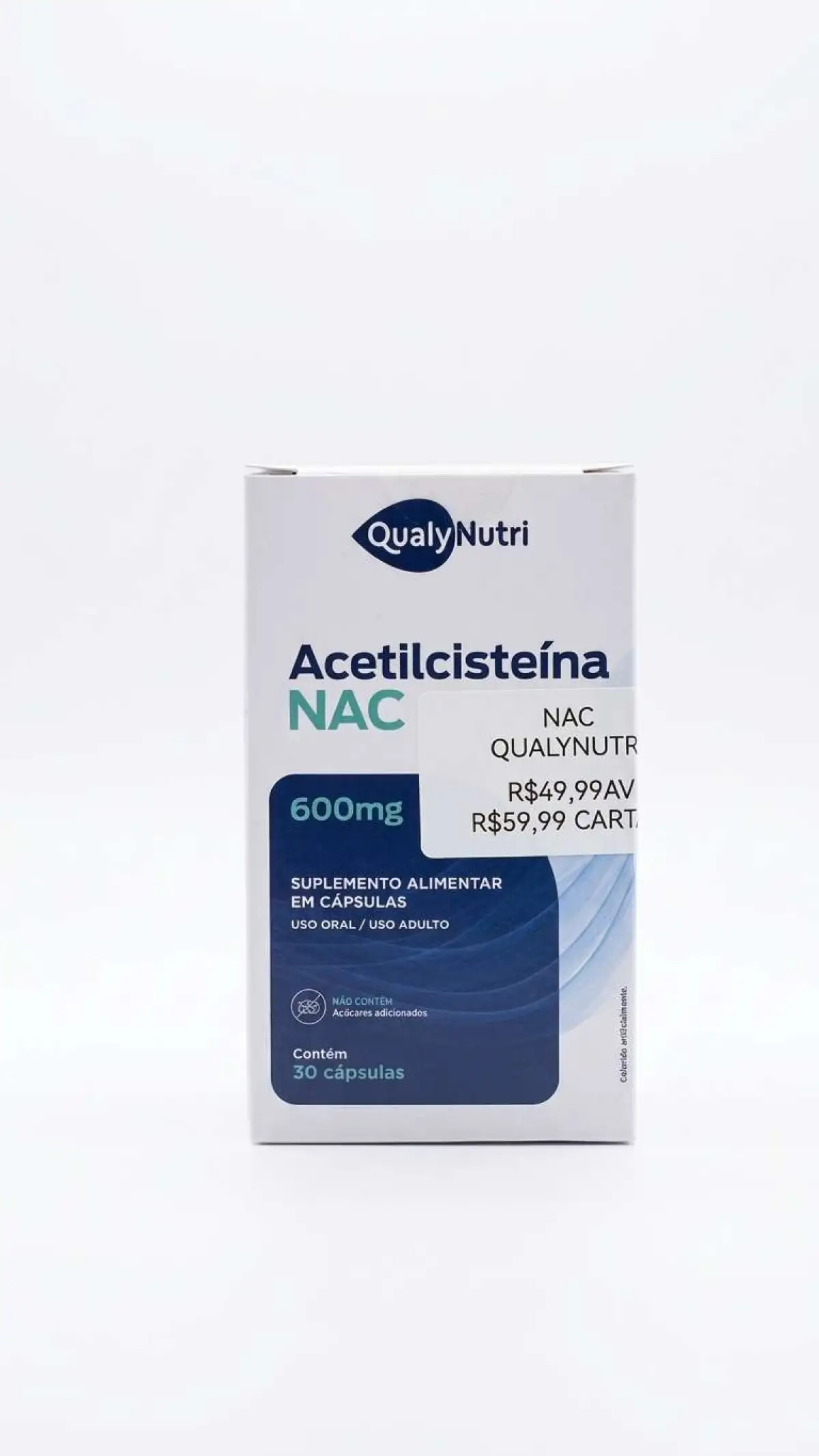 NAC 600mg — 30 cápsulas