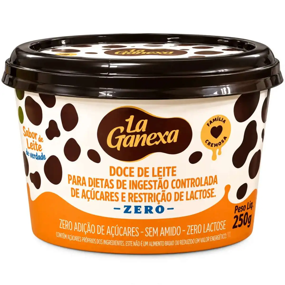 Doce de Leite Zero Açúcar Zero Lactose 250g La Ganexa