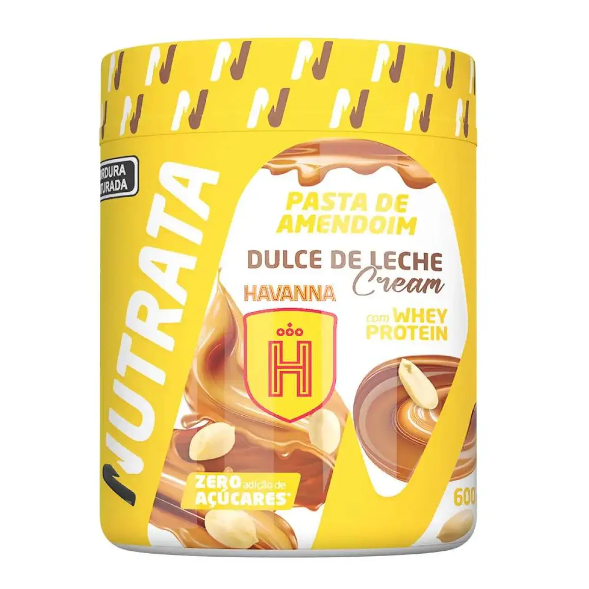 Nutrata Pasta de Amendoim 600g - Dulce de Leche Cream Havanna