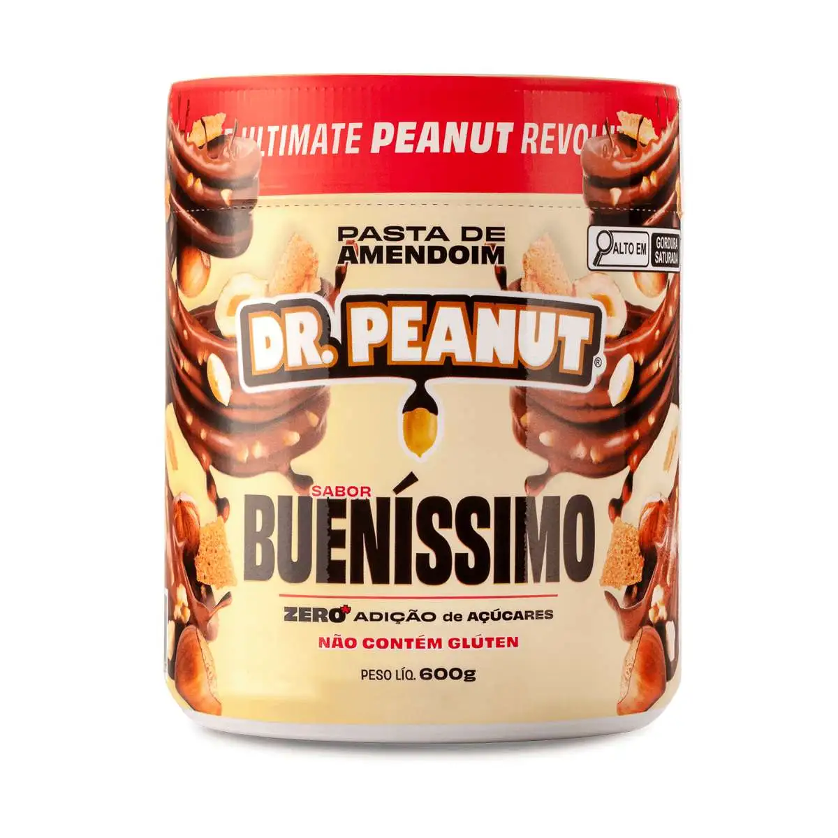 Pasta de amendoim sabor Bueníssimo 600g